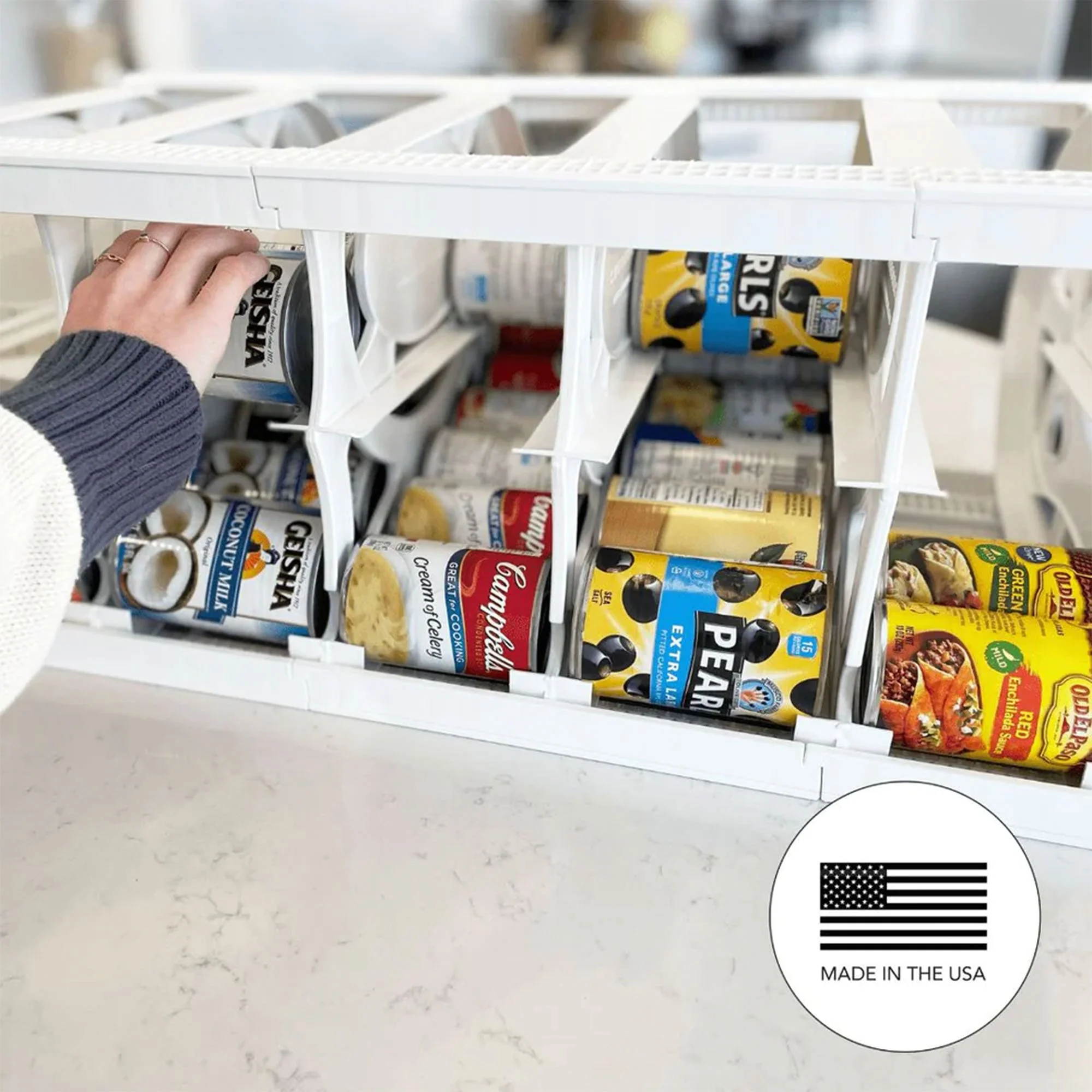 Shelf Reliance Cansolidator 60 Can Canned Food & Soda Storage, USA Made (2 Pack) - Image 8