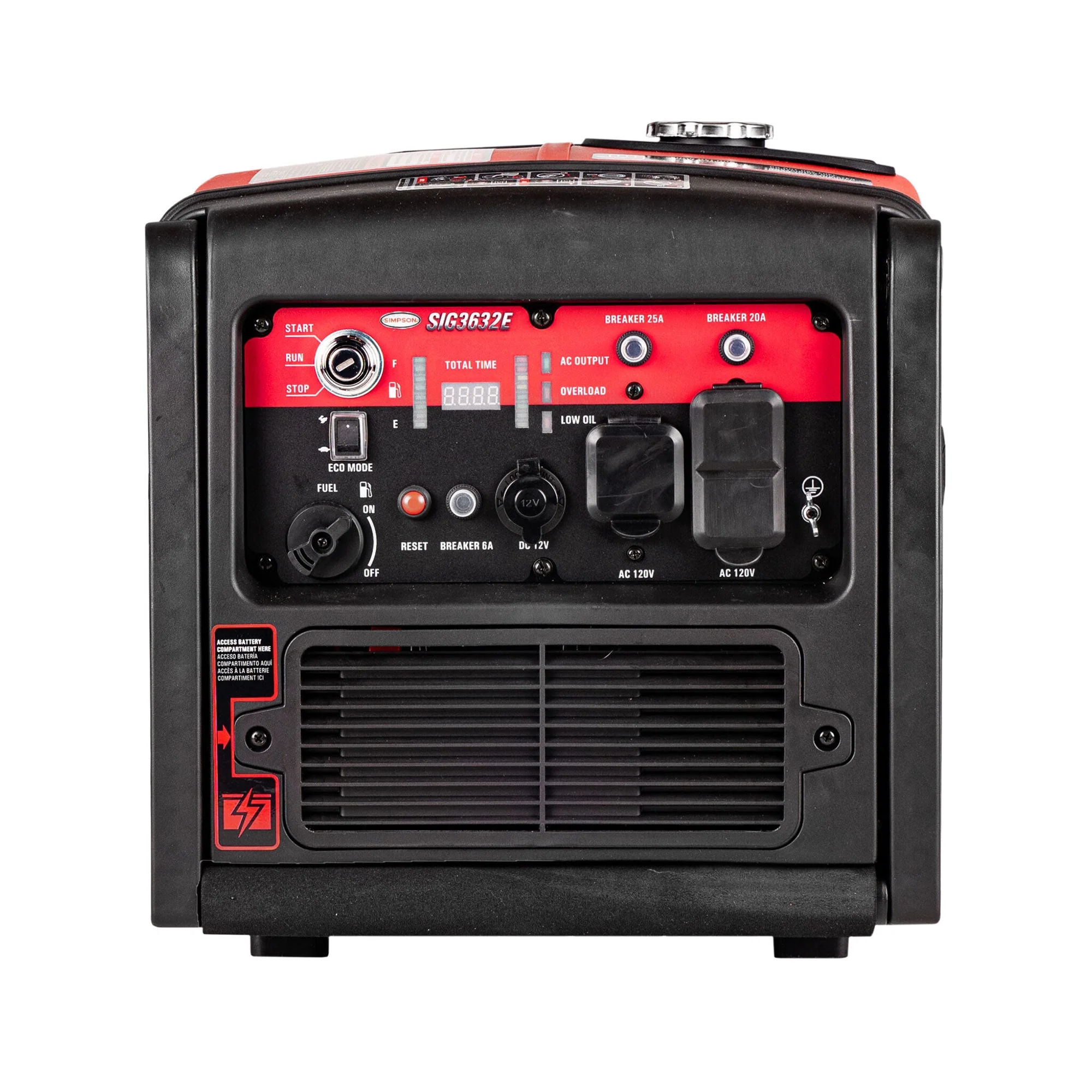 SIMPSON Portable 3200 Watt Gas Inverter Generator and Portable Power Station - Image 12