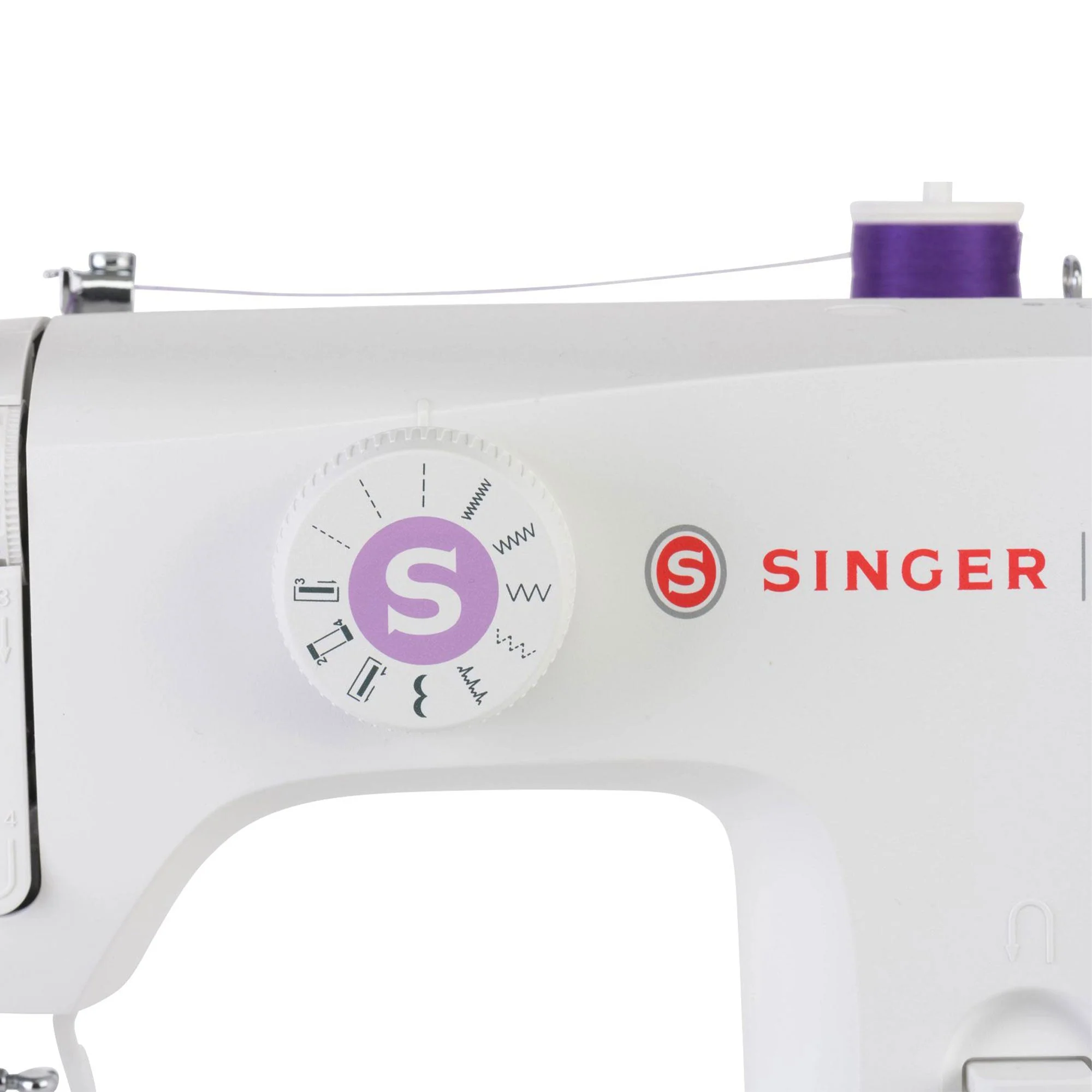 Singer Portable Steel Sewing Machine with LED Lighting and Accessories, White - Image 6
