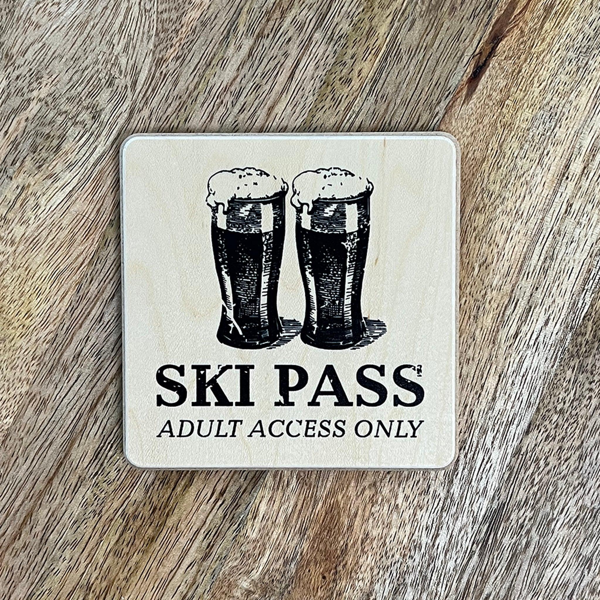 Ski Signage Coasters (5 Pack) - Image 4