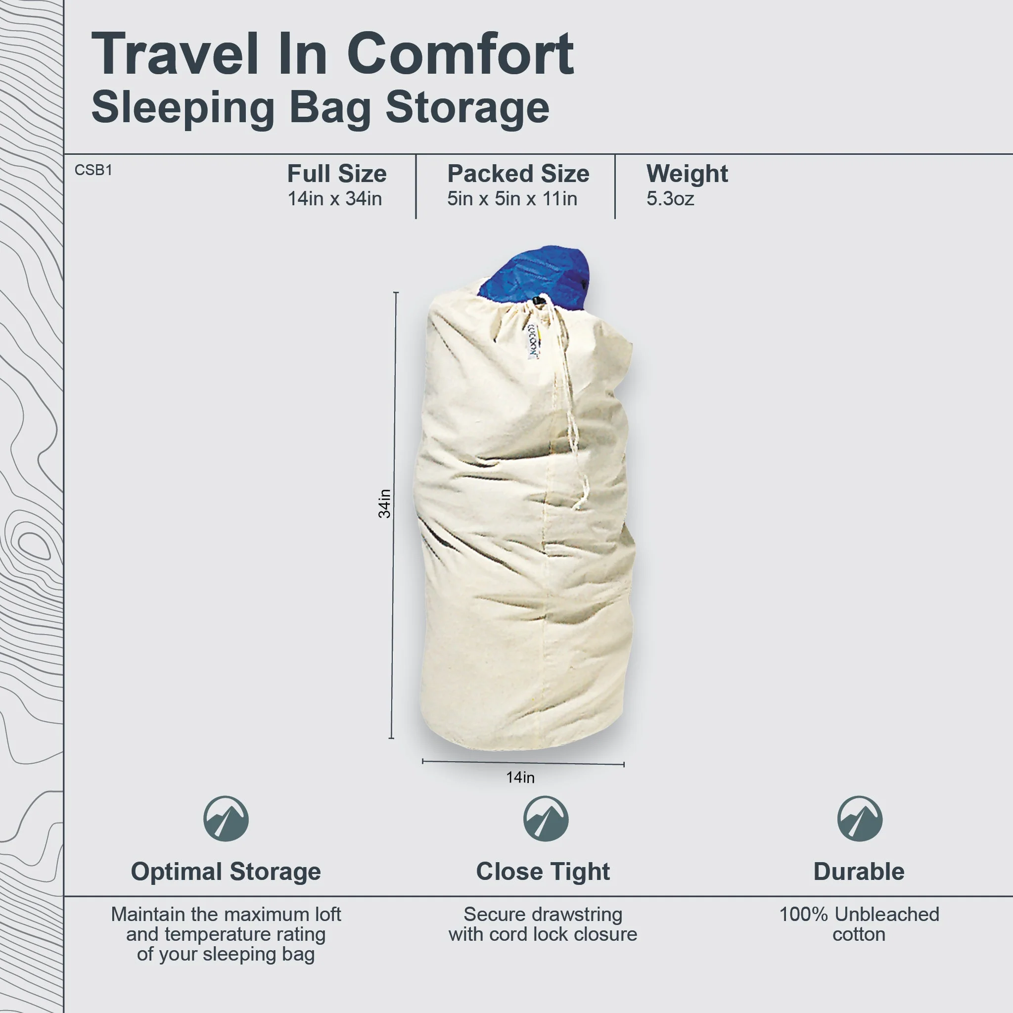 Sleeping Bag Storage Sack - Image 3