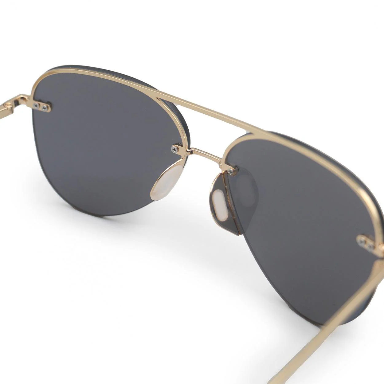 Smaller Megan 2 Mirrored Bronze - Tangle Free Aviator Sunglasses - Image 3