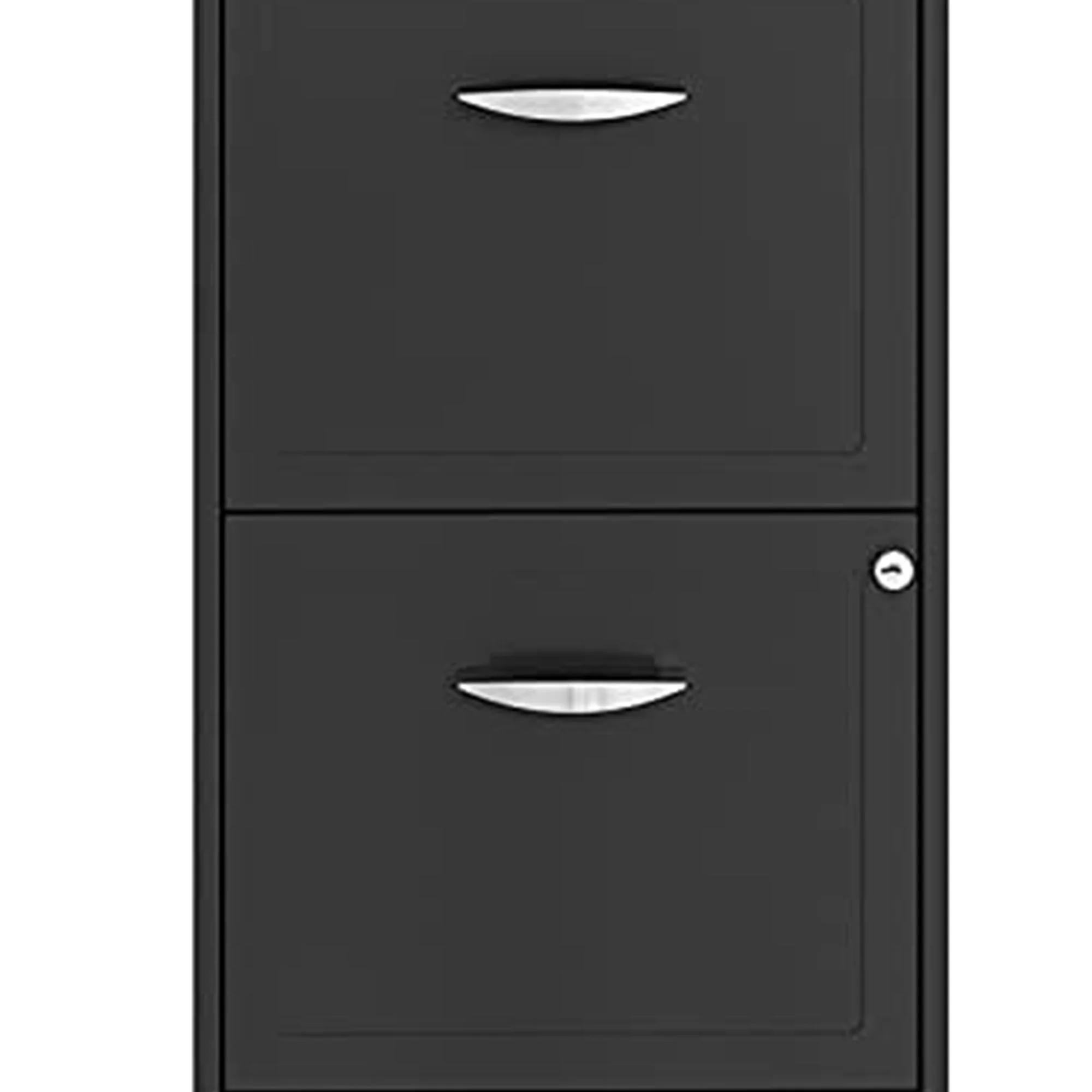 Space Solutions 18 Inch 2 Drawer Mobile Organizer Office Cabinet, Charcoal - Image 9