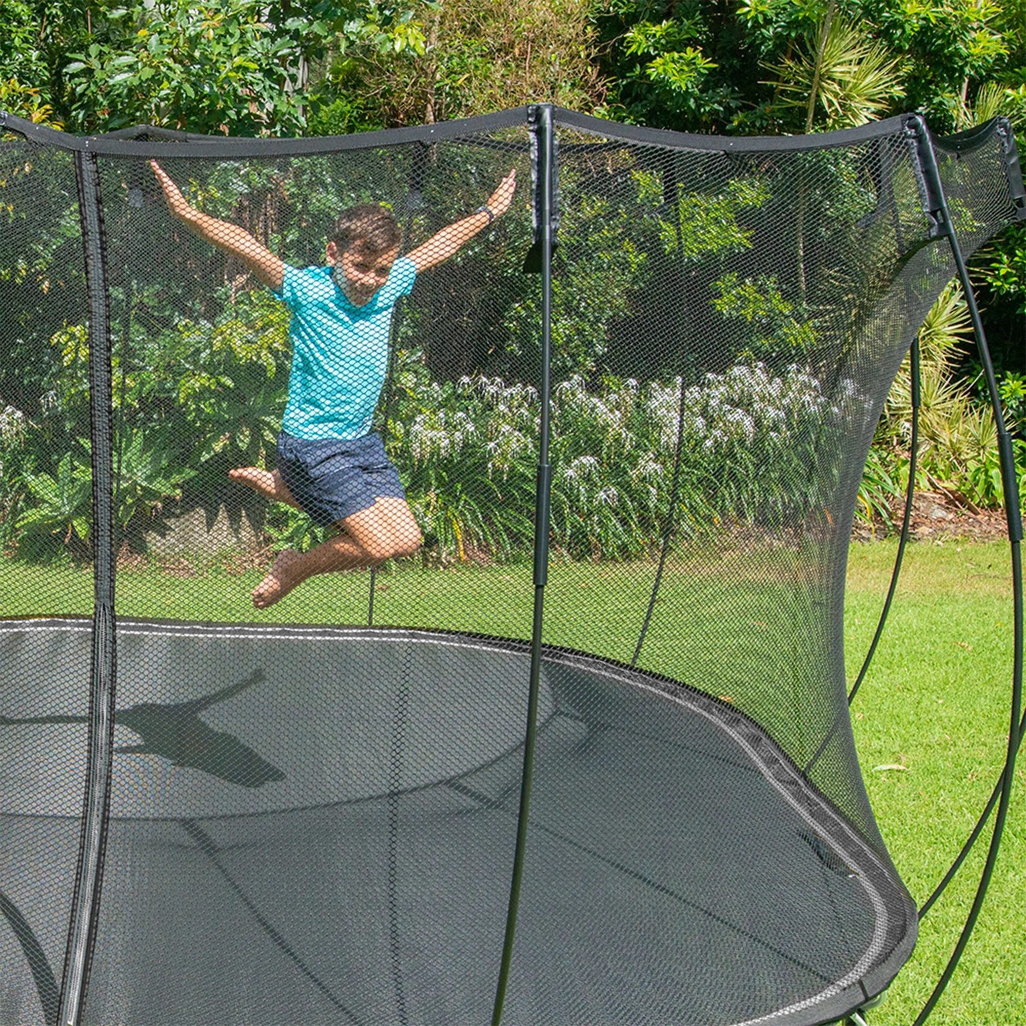Springfree Trampoline Kids Square 11 Ft Trampoline & FlexrStep V2 Safety Ladder - Image 5