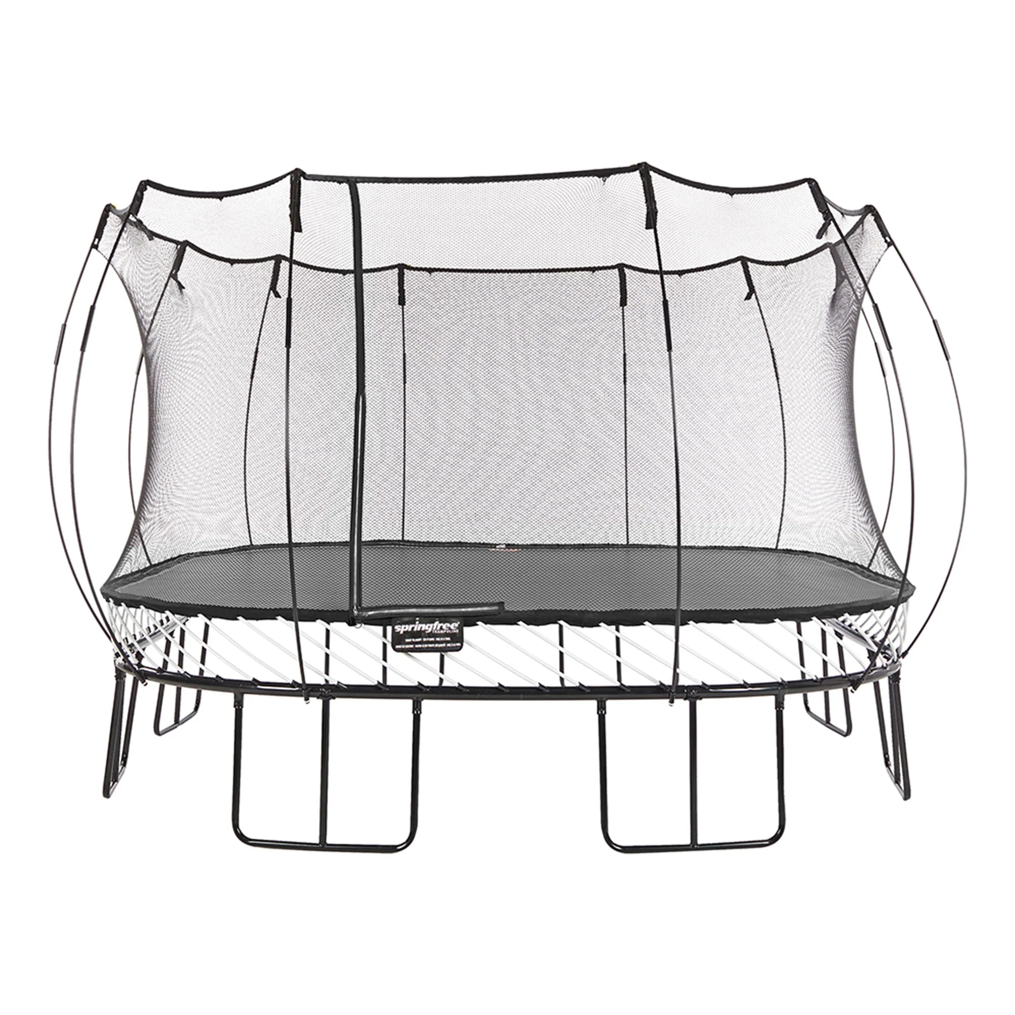 Springfree Trampoline Kids Square 13 Foot Trampoline & FlexrHoop Basketball Game - Image 8