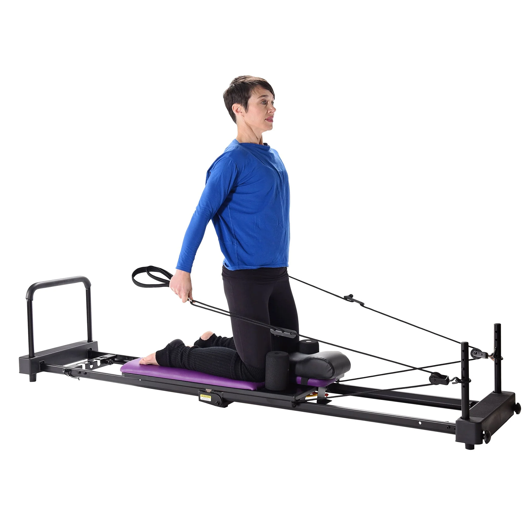 Stamina 55-4379 AeroPilates Reformer Plus Whole Body Resistance Workout Equipment - Image 8