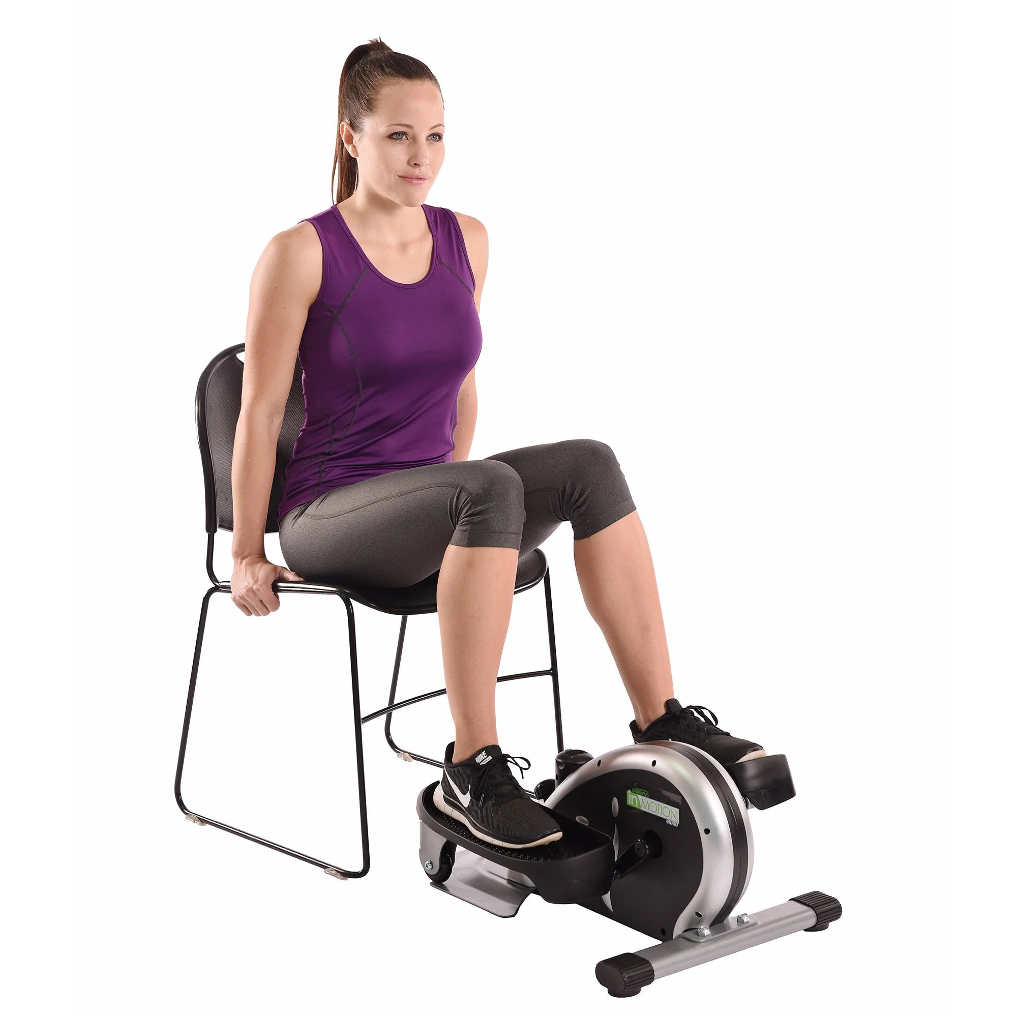 Stamina Inmotion E1000 Compact Lower Body Cardio Workout Strider Machine, Silver - Image 4