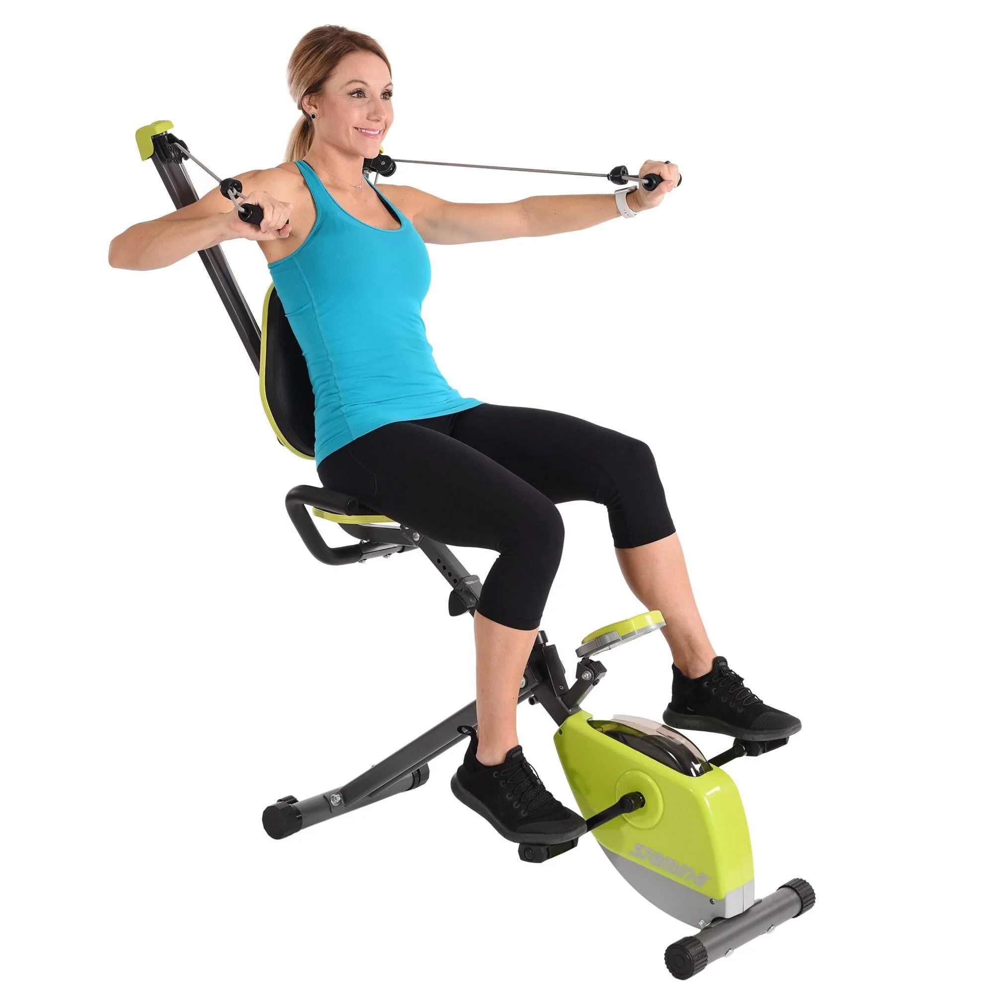 Stamina Wonder Stationary Portable Magnetic Resistance Training Exercise Bike - Image 6