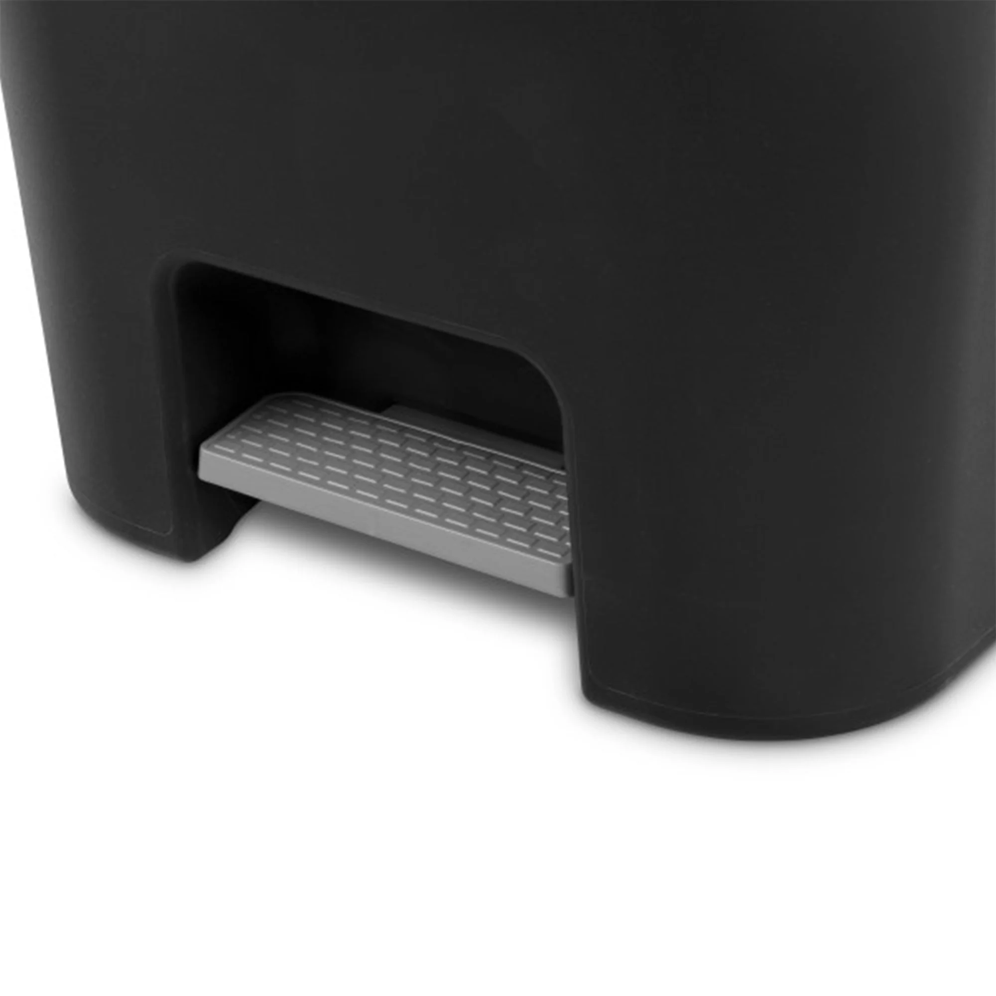 Sterilite 11.9 Gal Rectangle Step On Trash Kitchen Wastebasket, Black (8 Pack) - Image 10
