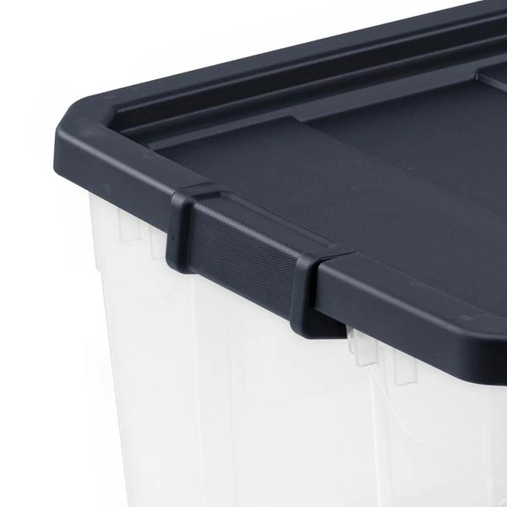 Sterilite 116 Qt Heavy Duty Box Stackable Storage Bin w/ Latching Lid (16 Pack) - Image 9