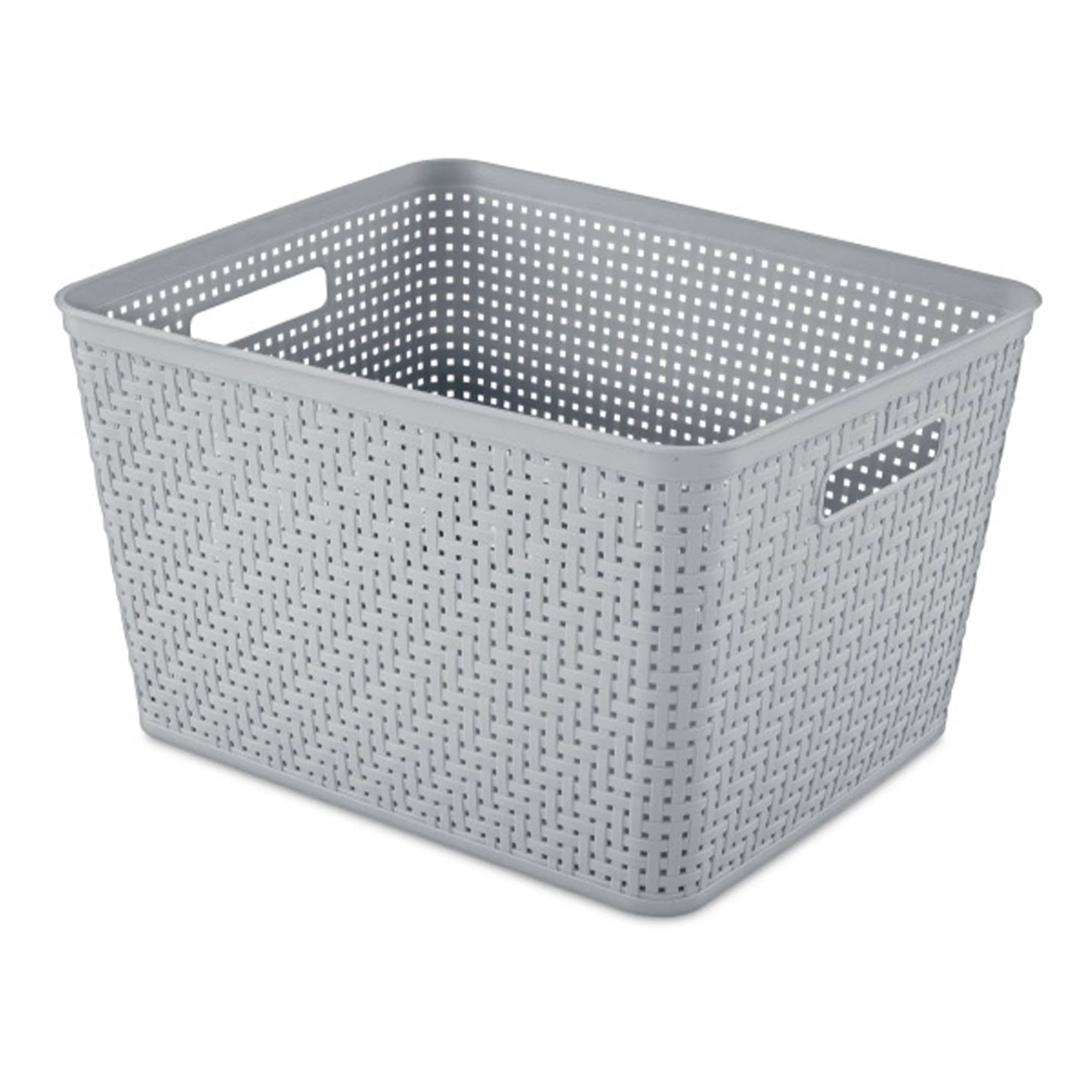 Sterilite 14"Lx8"H Woven Rectangular Tall Basket for Home Organization (24 Pack) - Image 6