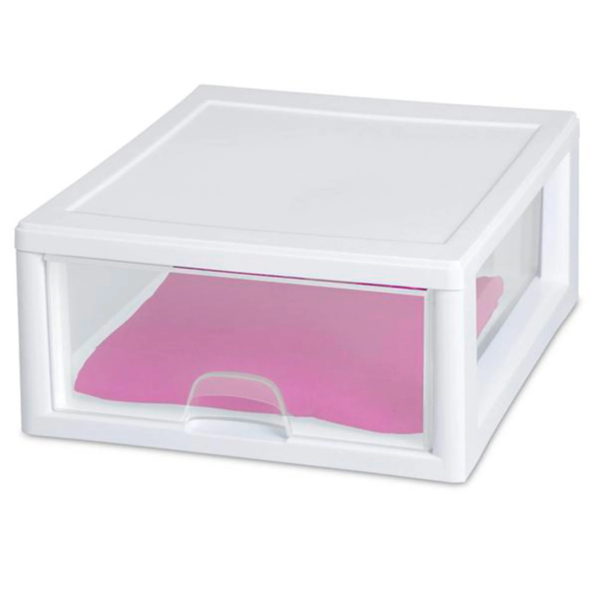 Sterilite 16 Quart Clear Plastic Stacking Storage Drawer Container Box, 24 Pack - Image 9