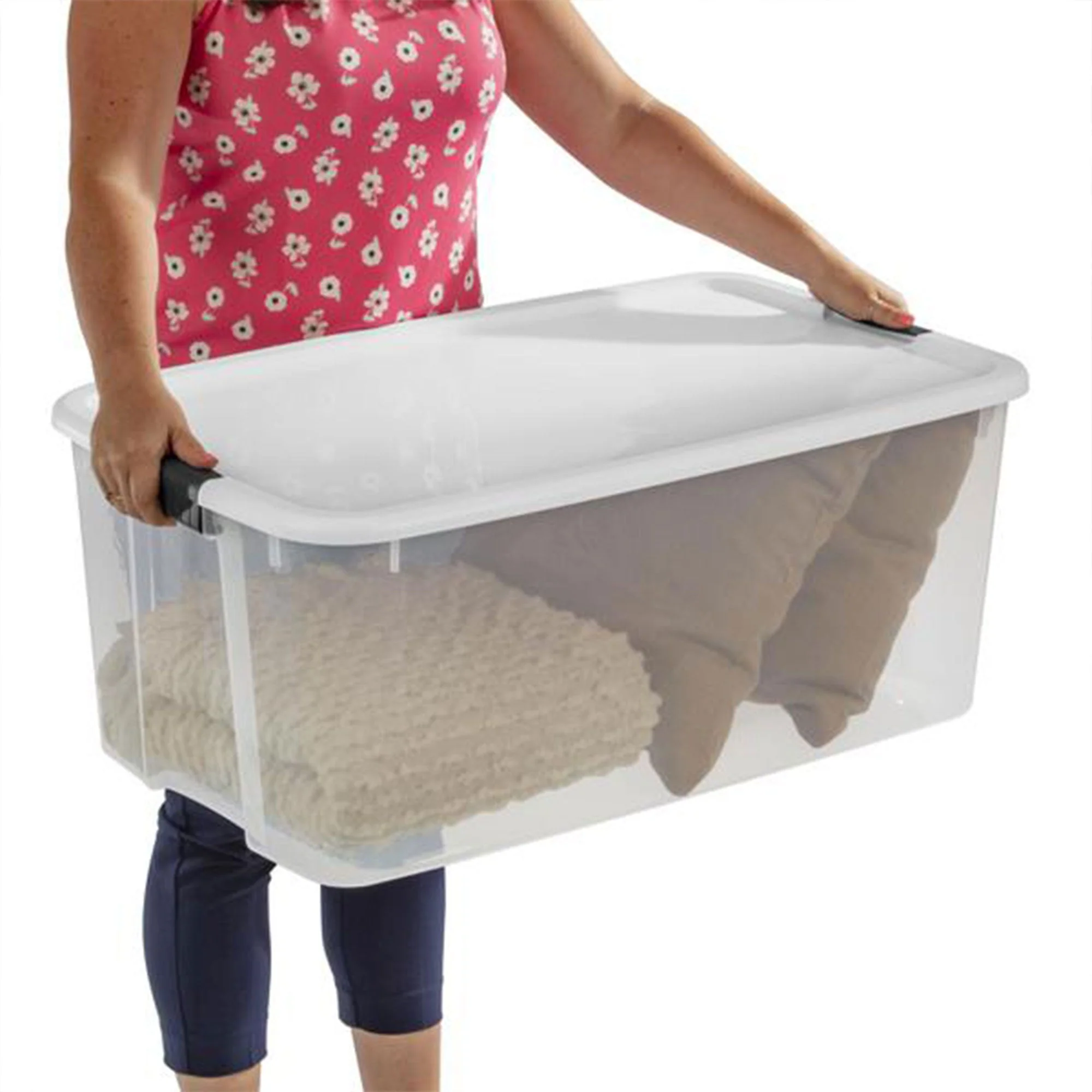 Sterilite 4 Sets of 116 Quart Latch Lid Tote & 6 Sets of 18 Quart Latch Lid Tote - Image 7