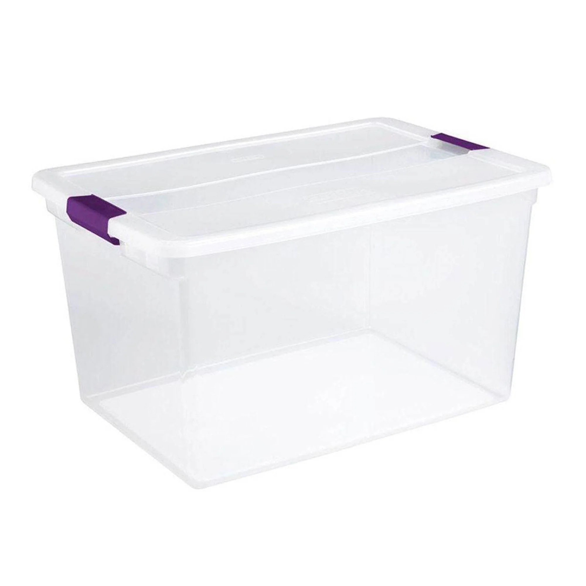 Sterilite 66 Quart Latch Lid Tote, 6 Pack, and 27 Quart Latch Lid Tote, 6 Pack - Image 2