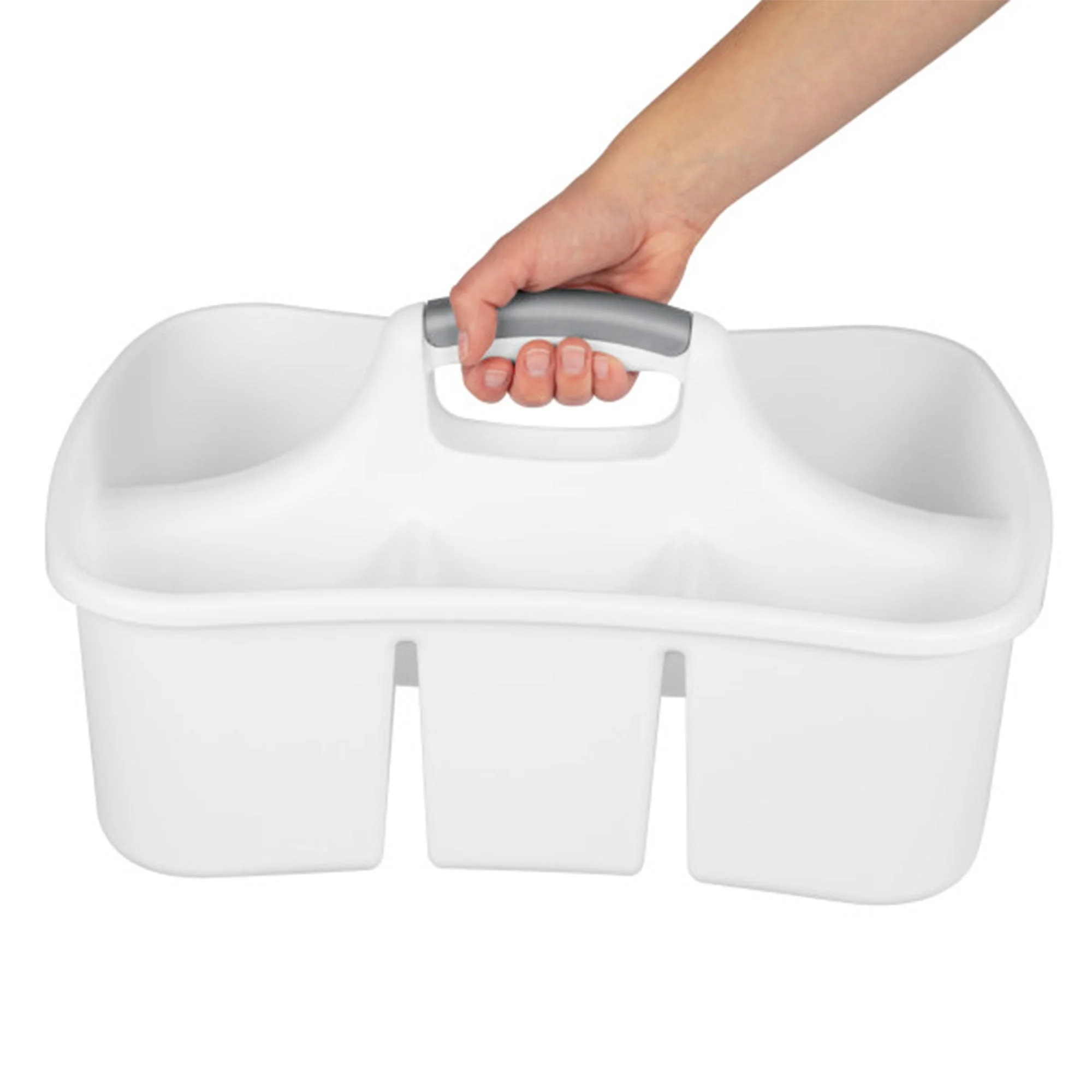 Sterilite Divided Storage Ultra Caddy with 4 Compartments and Handles (12 Pack) - Image 8