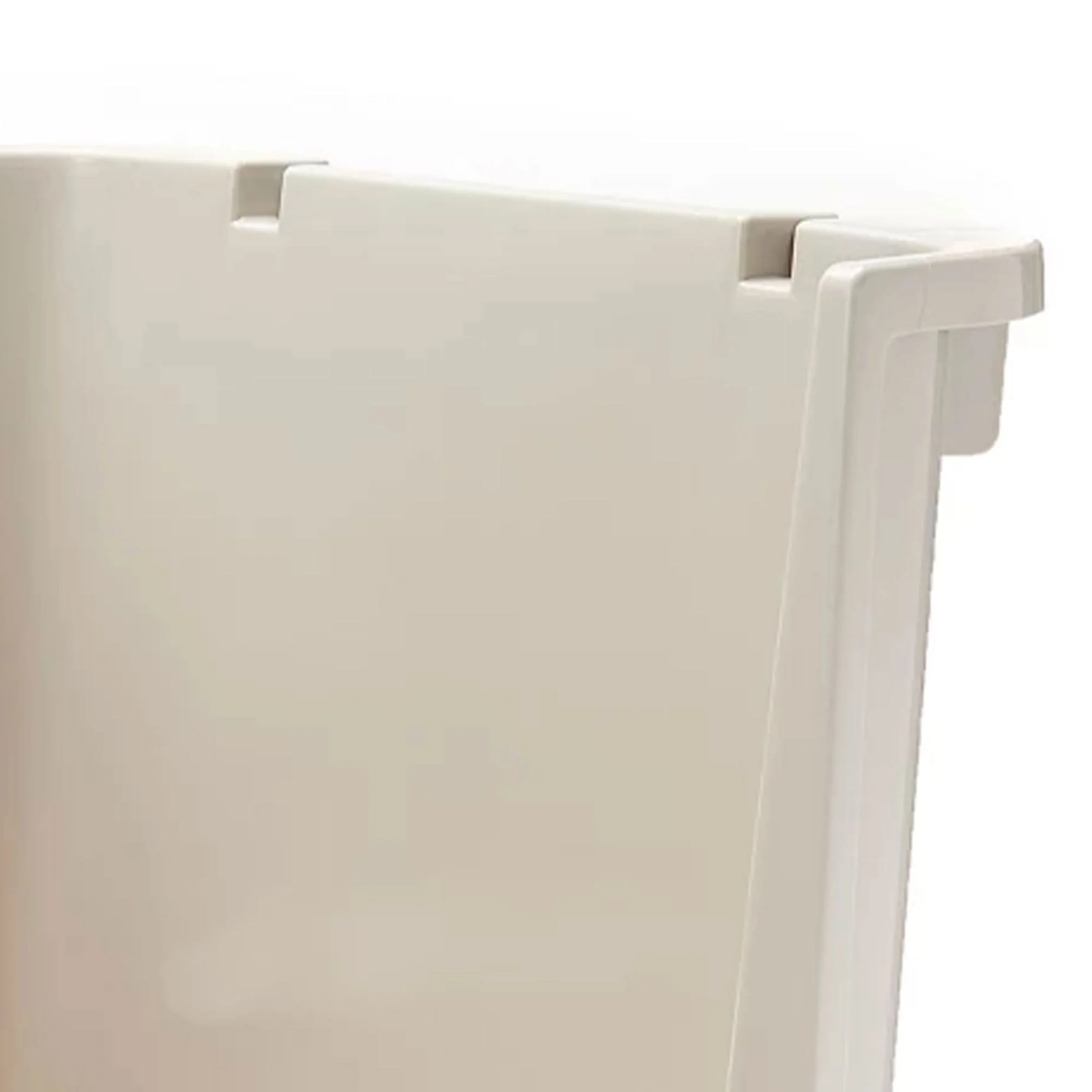 Sterilite Home Organization Stackable Open Storage Bin Container, Gray (6 Pack) - Image 5