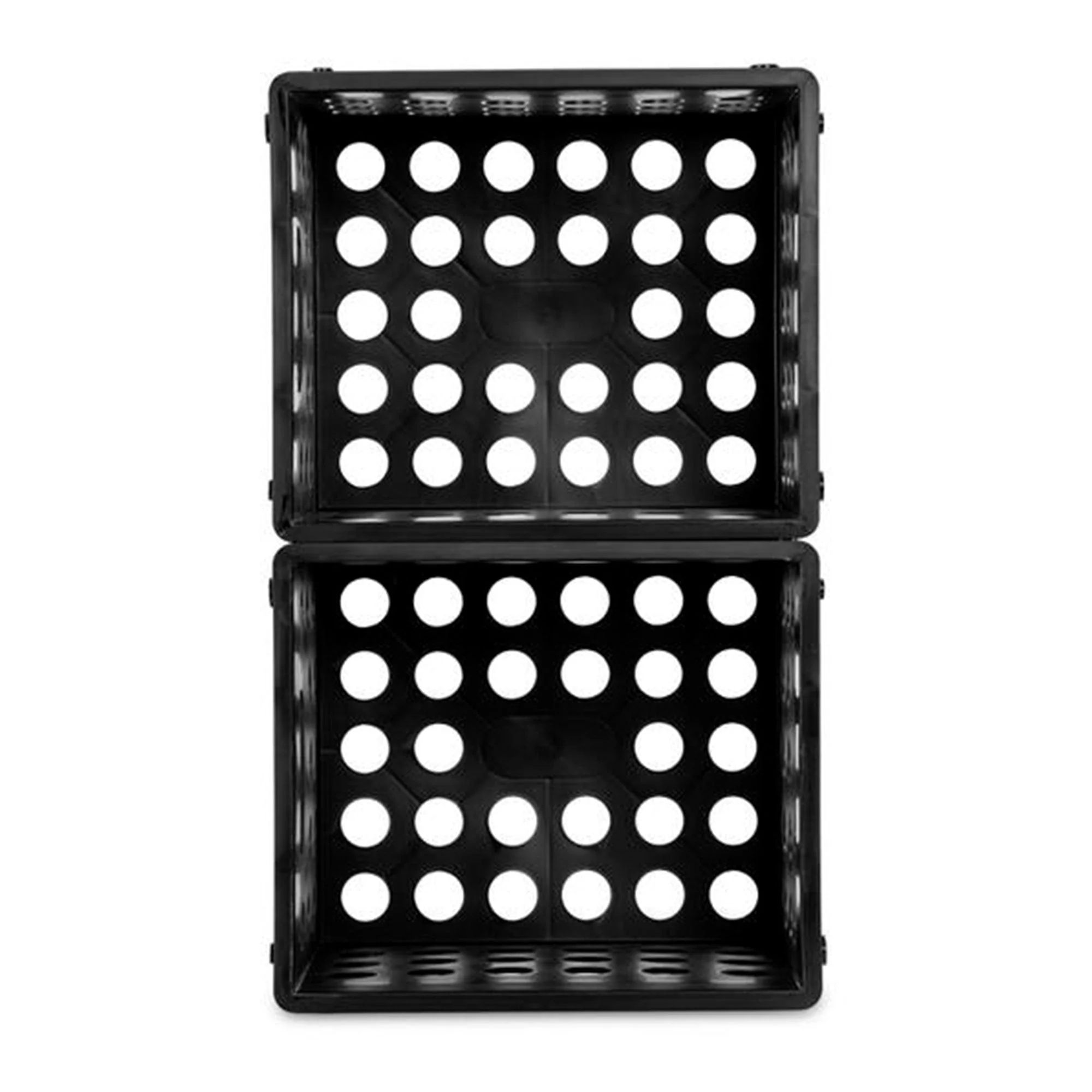 Sterilite Mini Crate Stackable Plastic Storage Bin Organizer w/ Handles, 12 Pack - Image 10