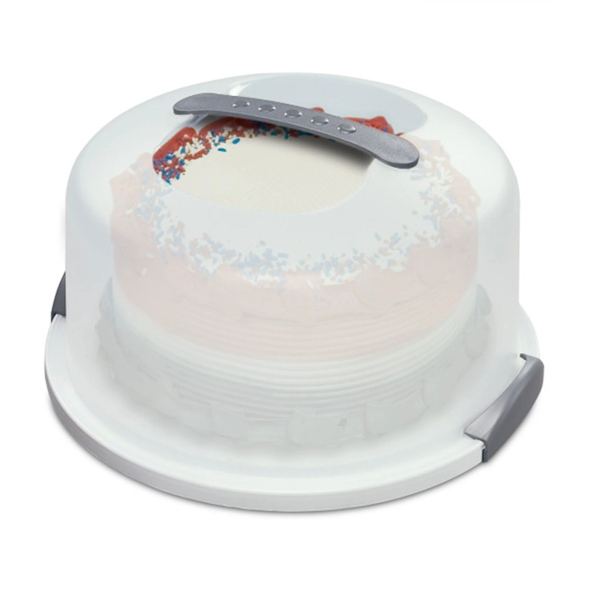 Sterilite Portable Latching Cake Server Carrier Keeper w/ Handles (12 Pack) - Image 5