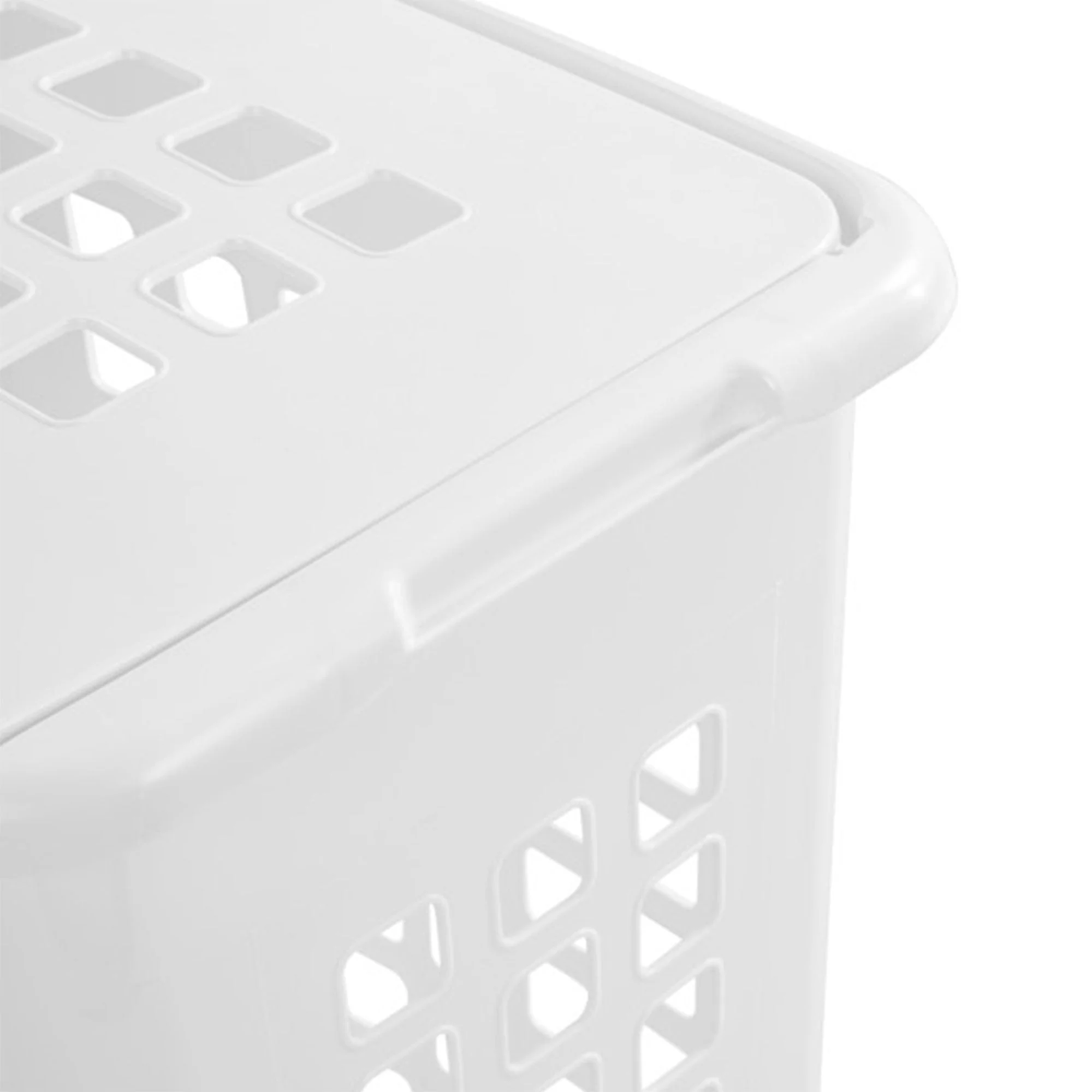 Sterilite Rectangular LiftTop Plastic Clothes Laundry Hamper Bin w/ Lid (4 Pack) - Image 10