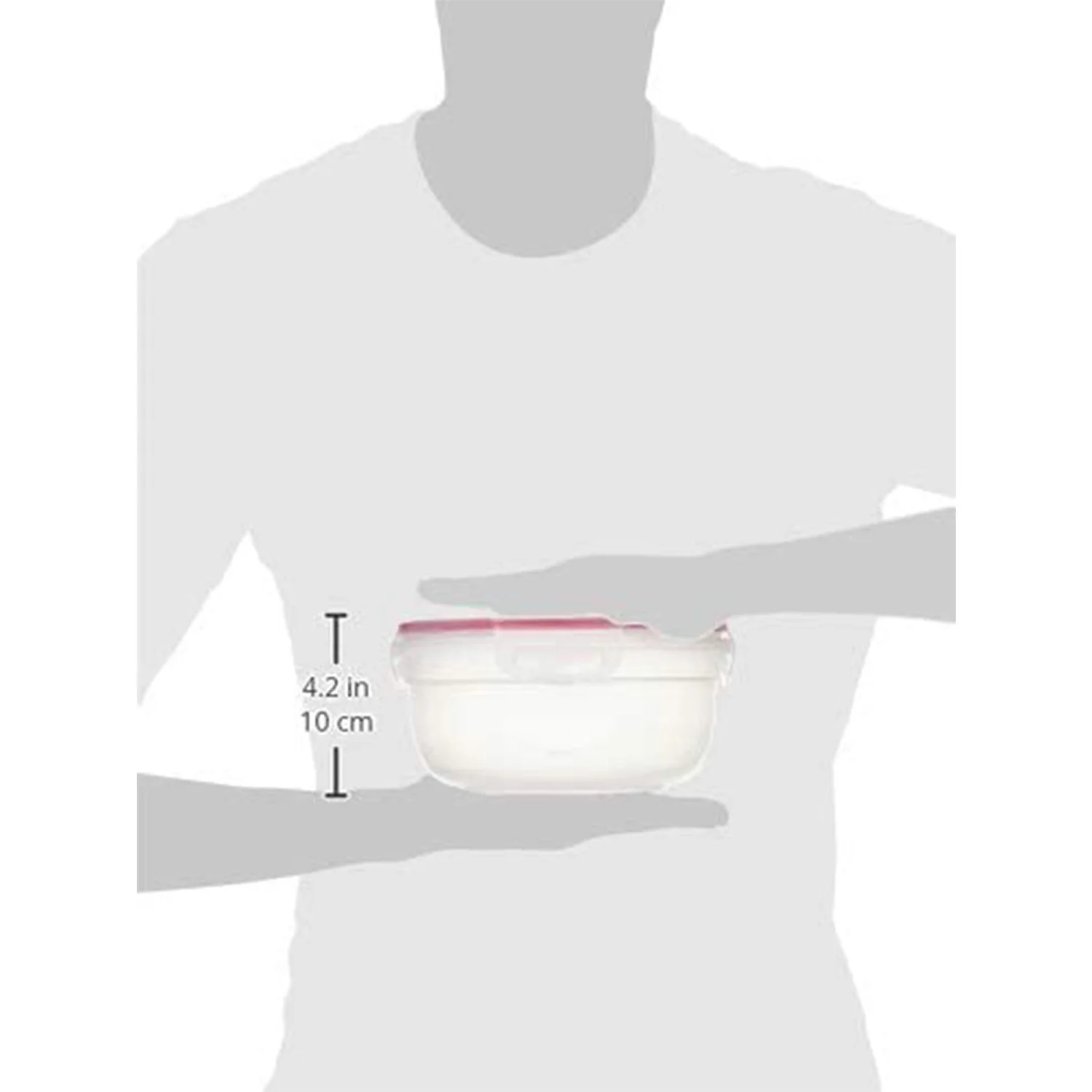 Sterilite Rocket Red Seal 2.5 Qt Plastic Food Storage Bowl Container with Lid - Image 4
