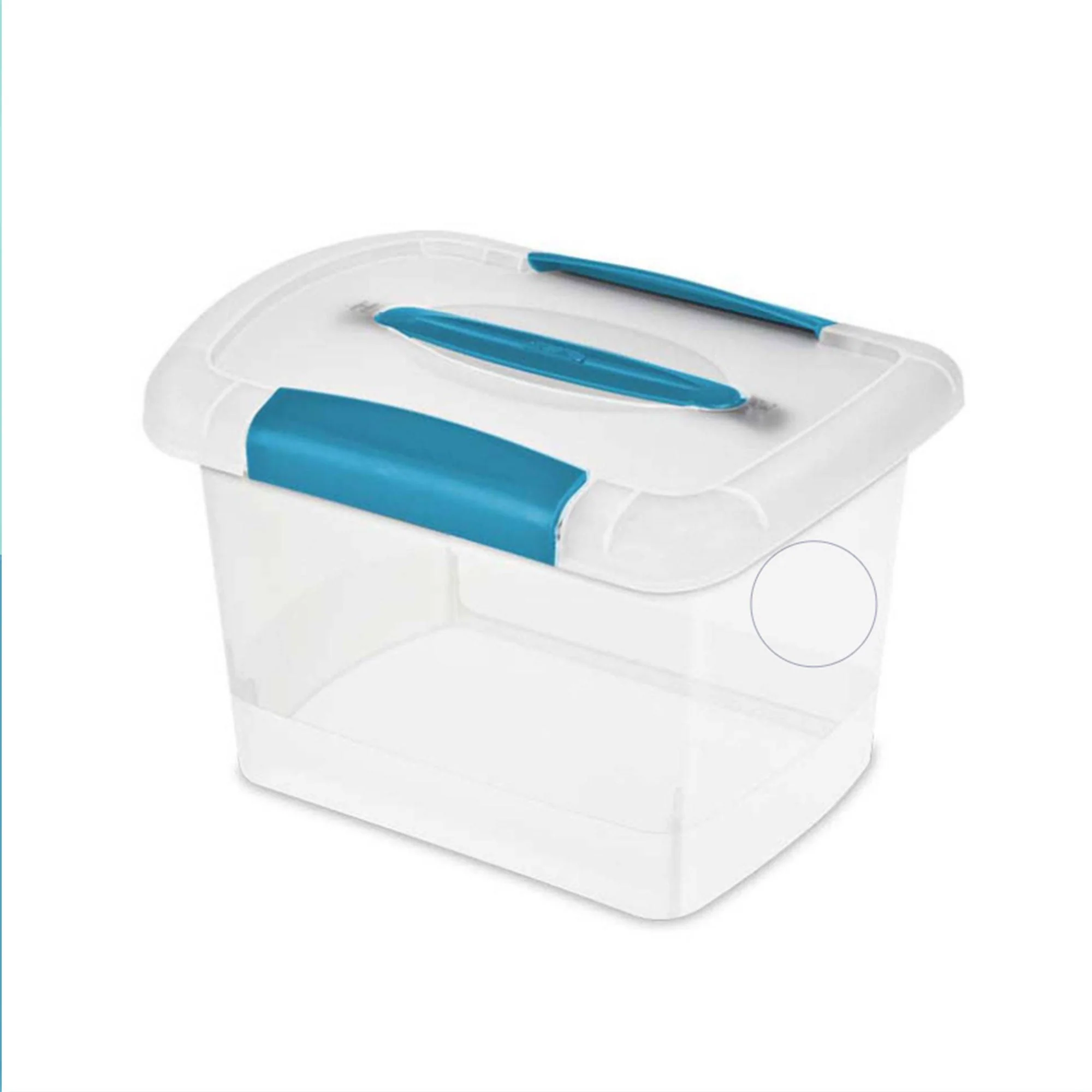Sterilite Small Nesting ShowOff Stackable Storage Bin with Latching Lid, 6 Pack - Image 2
