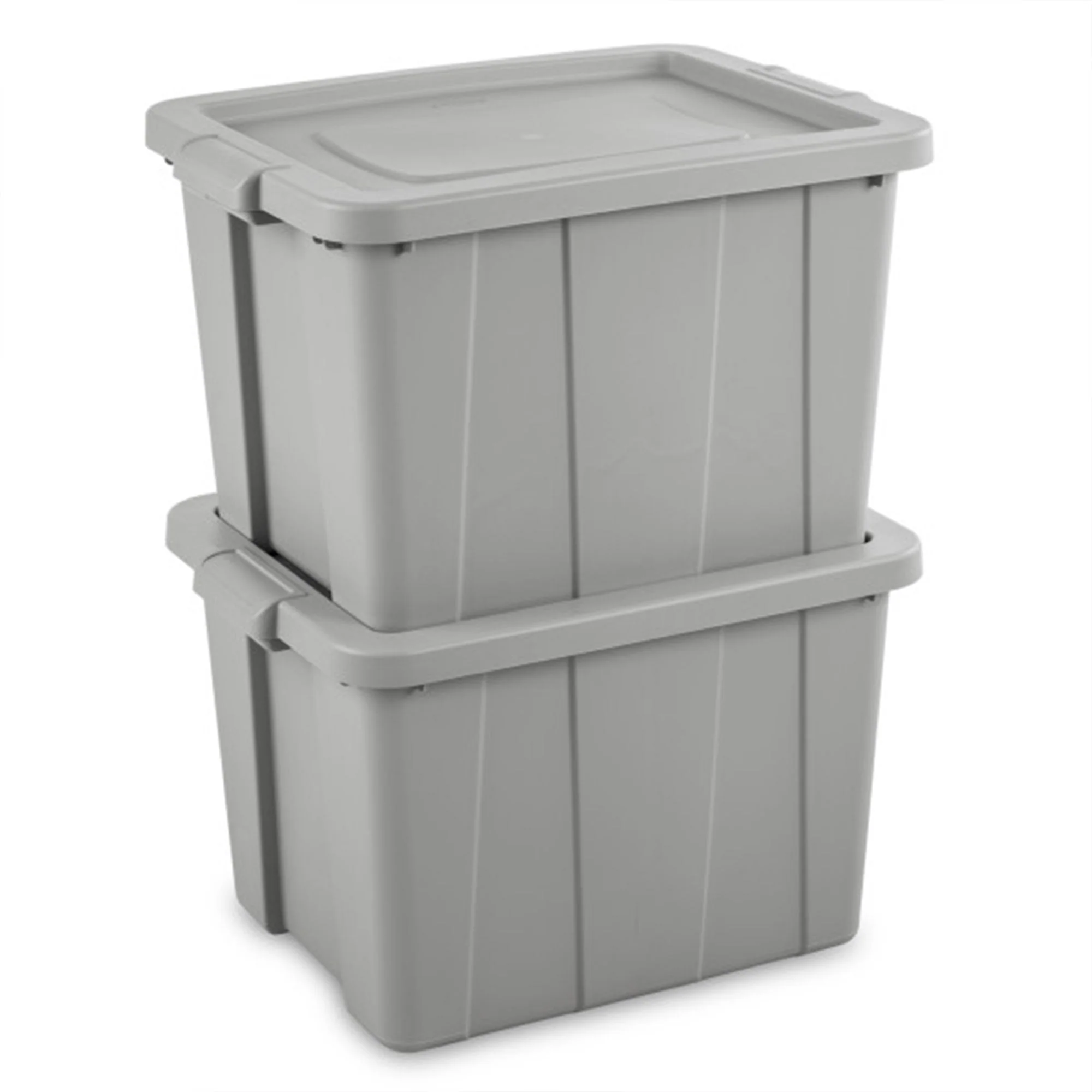 Sterilite Tuff1 18 Gallon Plastic Storage Tote Container Bin with Lid (6 Pack) - Image 7