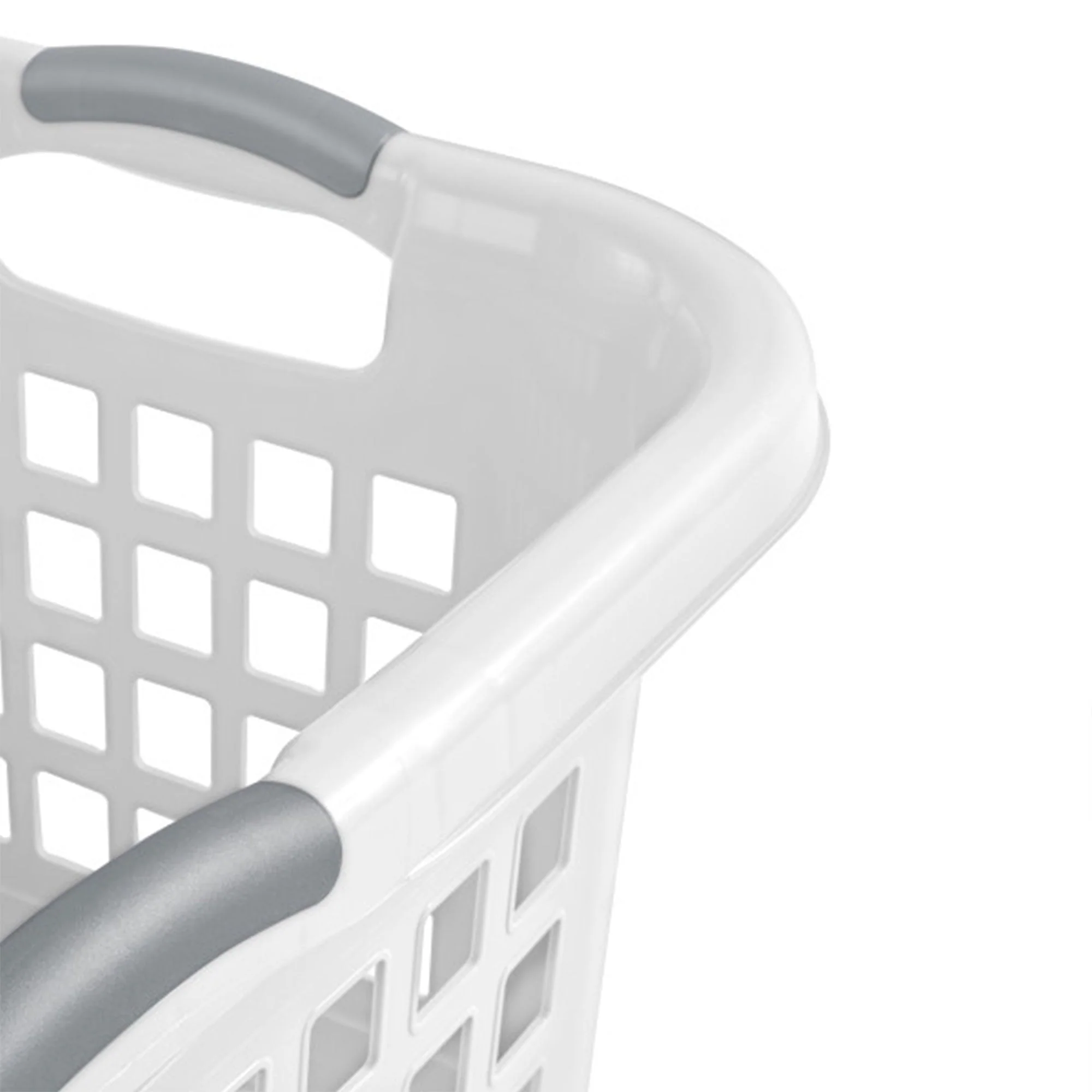 Sterilite Ultra 2 Bushel Plastic Clothes Hamper Laundry Basket, 6 Pack, White - Image 10