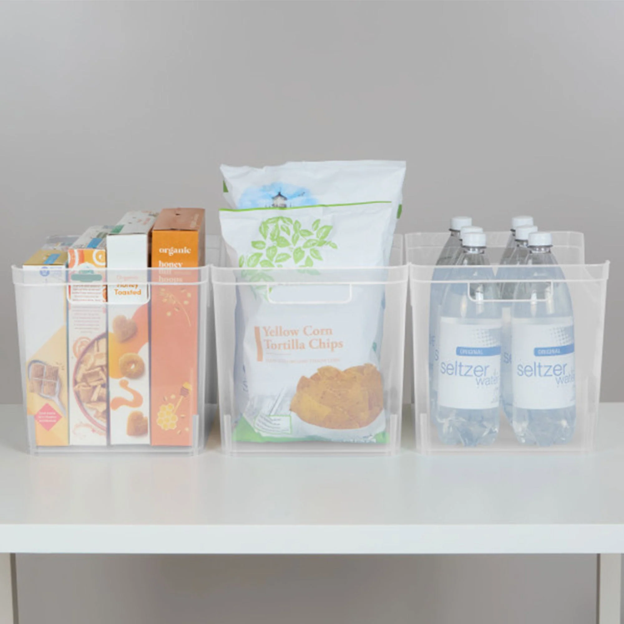 Sterilite Wide Shelf Home Office Storage Organizing Plastic Bin, 6 Pack, Clear - Image 3