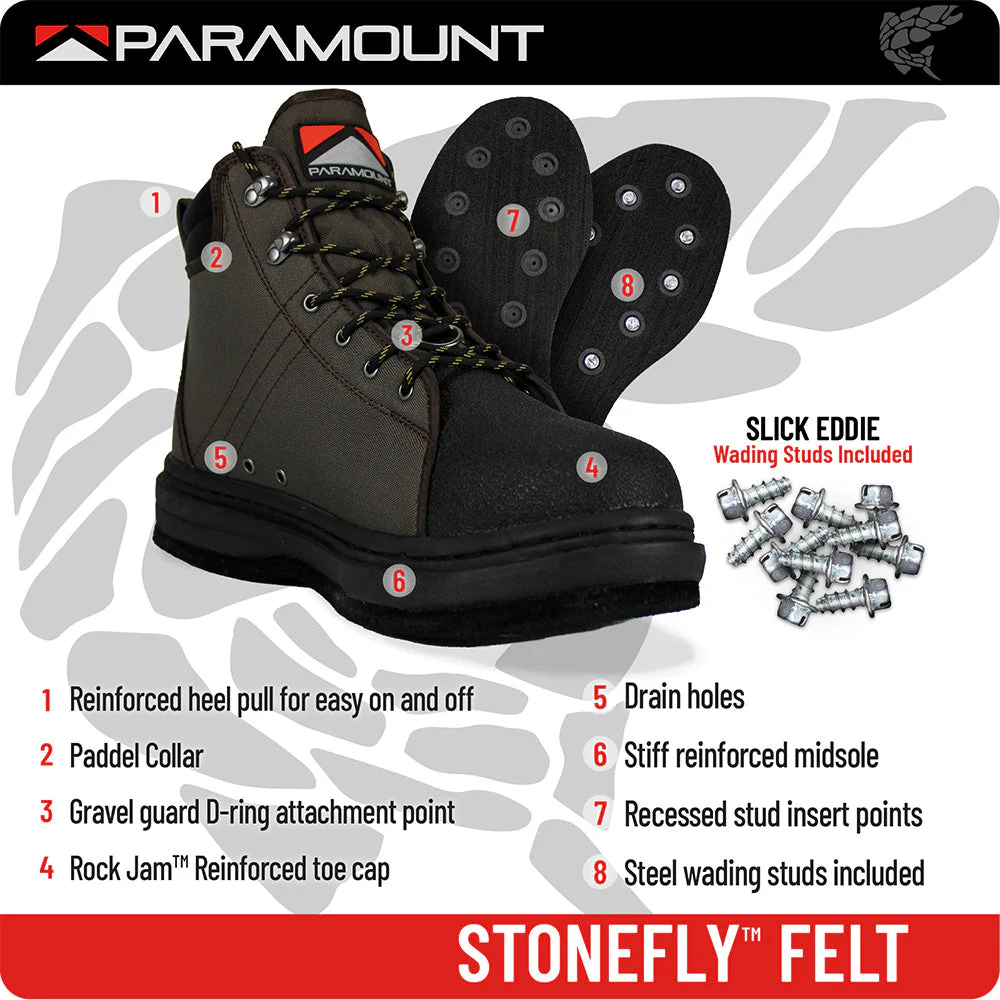 Stonefly Felt Sole Wading Boot - Image 5