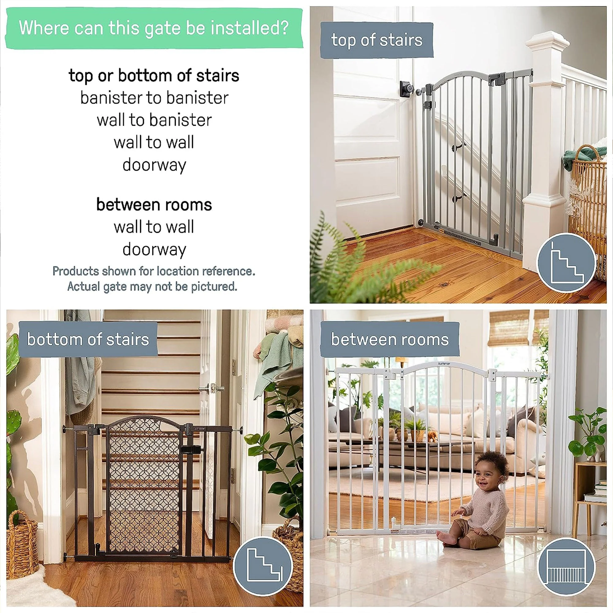 Summer Infant Union Arch 28 to 42 Inch Pressure Mount Baby & Pet Safety Gate - Image 4