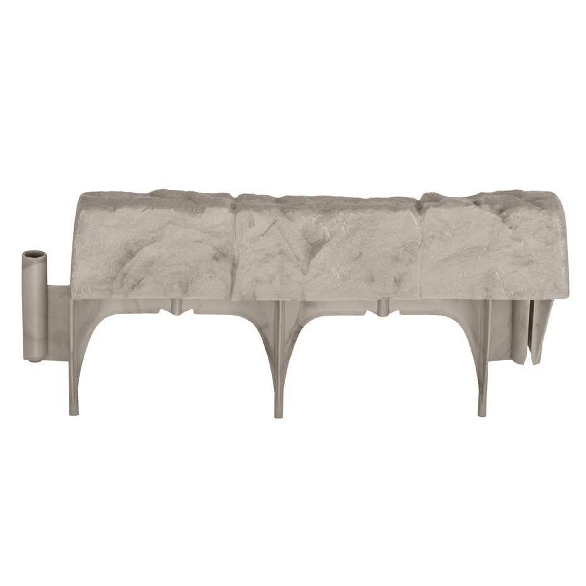 Suncast 12 Inch Landscape Design Border Decorative Natural Stone Edging (6 Pack) - Image 2