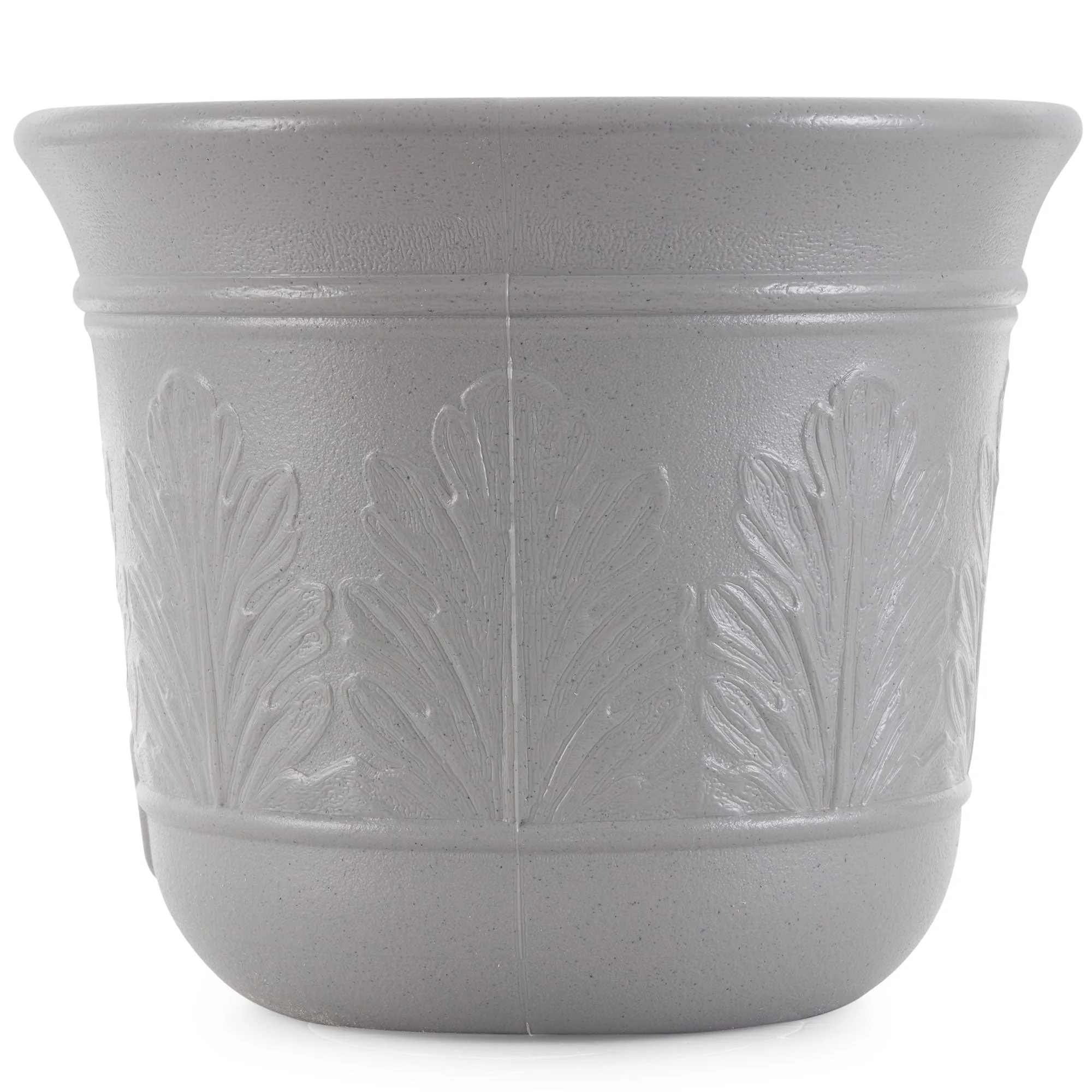 Suncast 300 Foot Heavy Duty 5 Gallon Decorative Garden Hose Pot, Gray (4 Pack) - Image 4