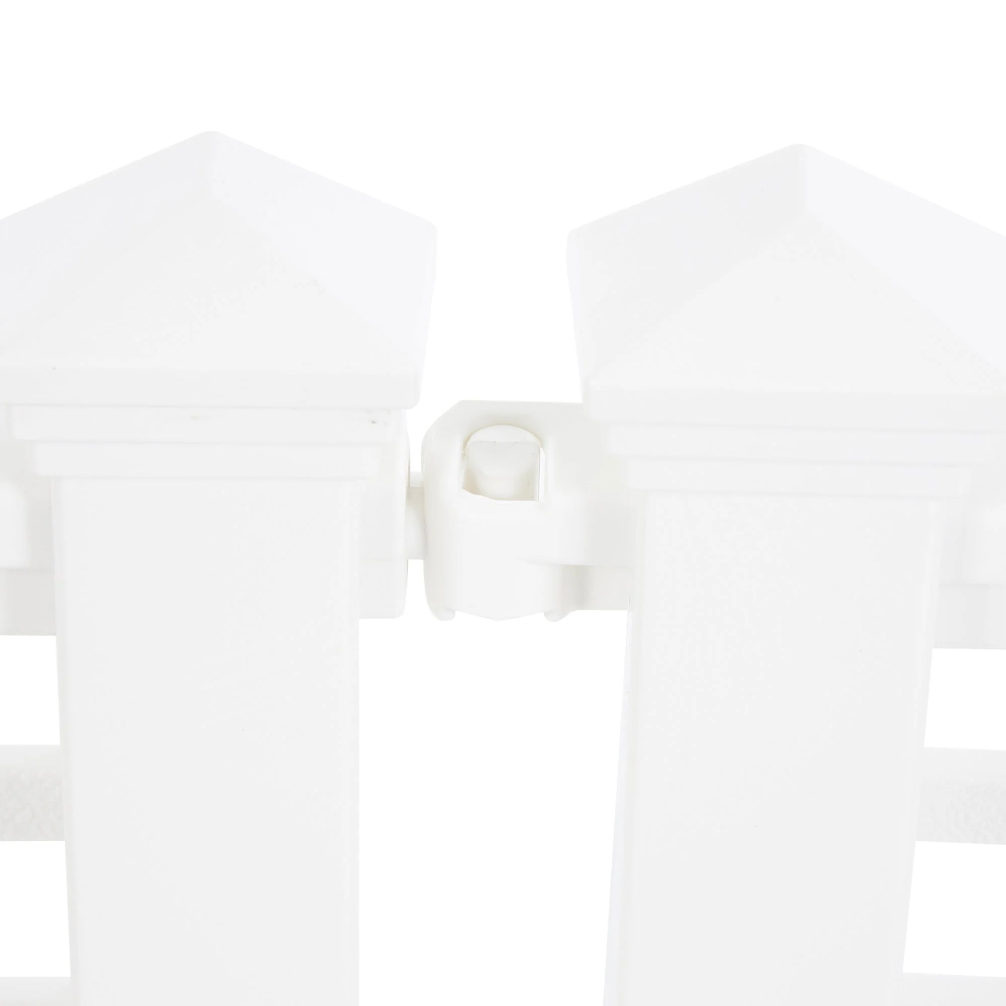 Suncast Grand View 14.5 x 24 Inch Yard Garden Border Fence Panel, White (8 Pack) - Image 9