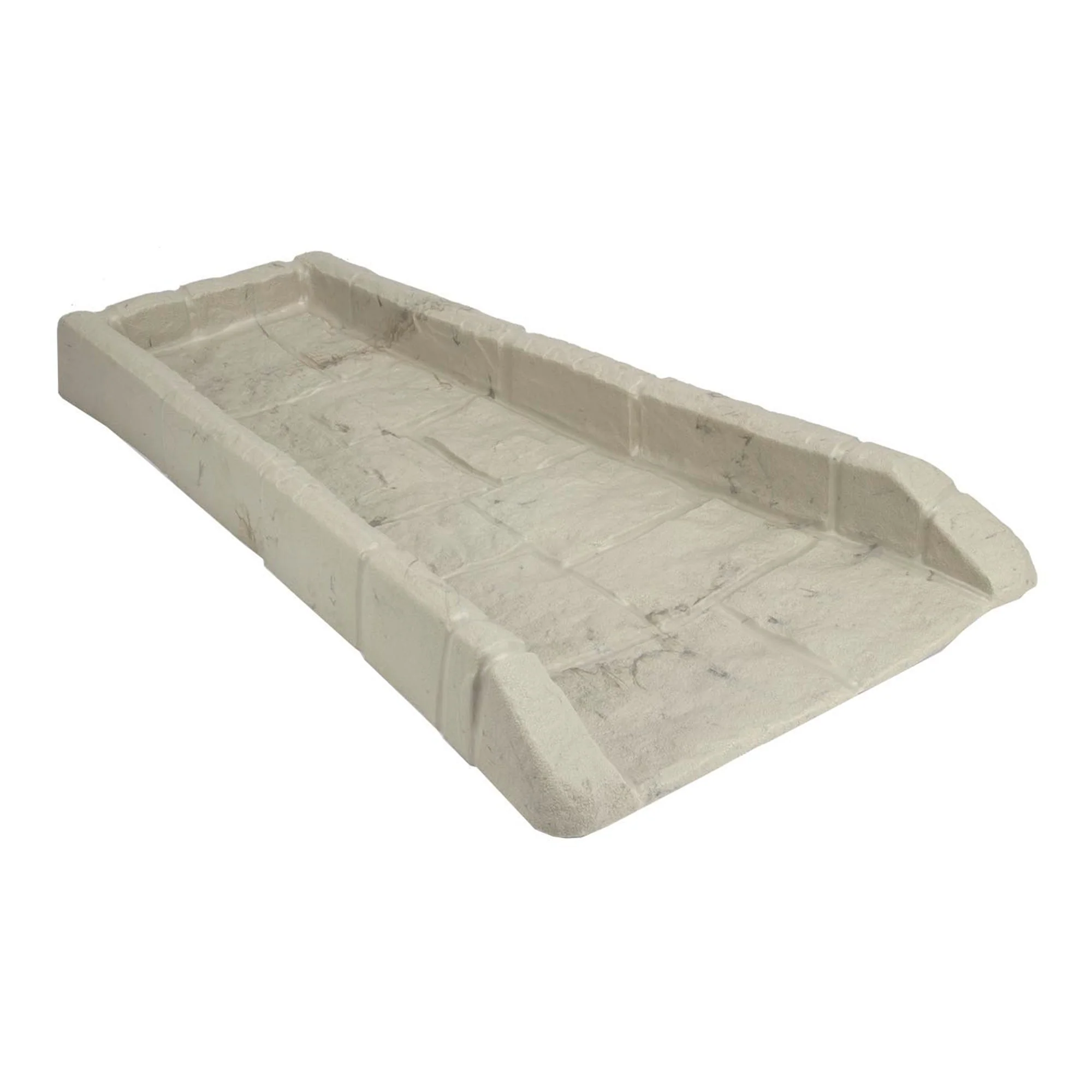 Suncast SB24 Decorative Rain Gutter Downspout Splash Block, Light Taupe (5 Pack) - Image 6