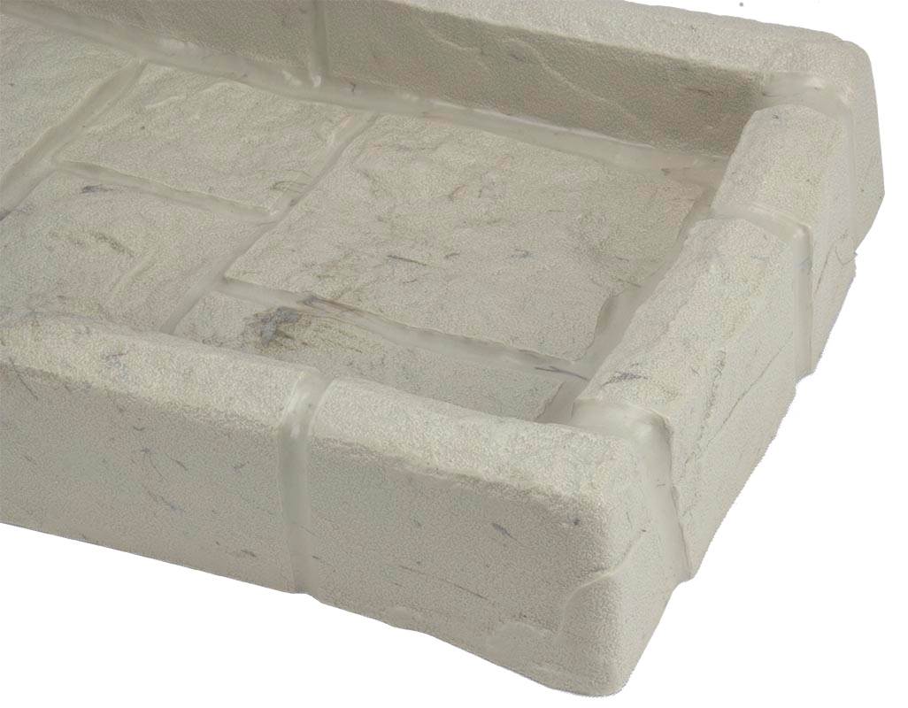 Suncast SB24 Decorative Rain Gutter Downspout Splash Block, Light Taupe (8 Pack) - Image 4