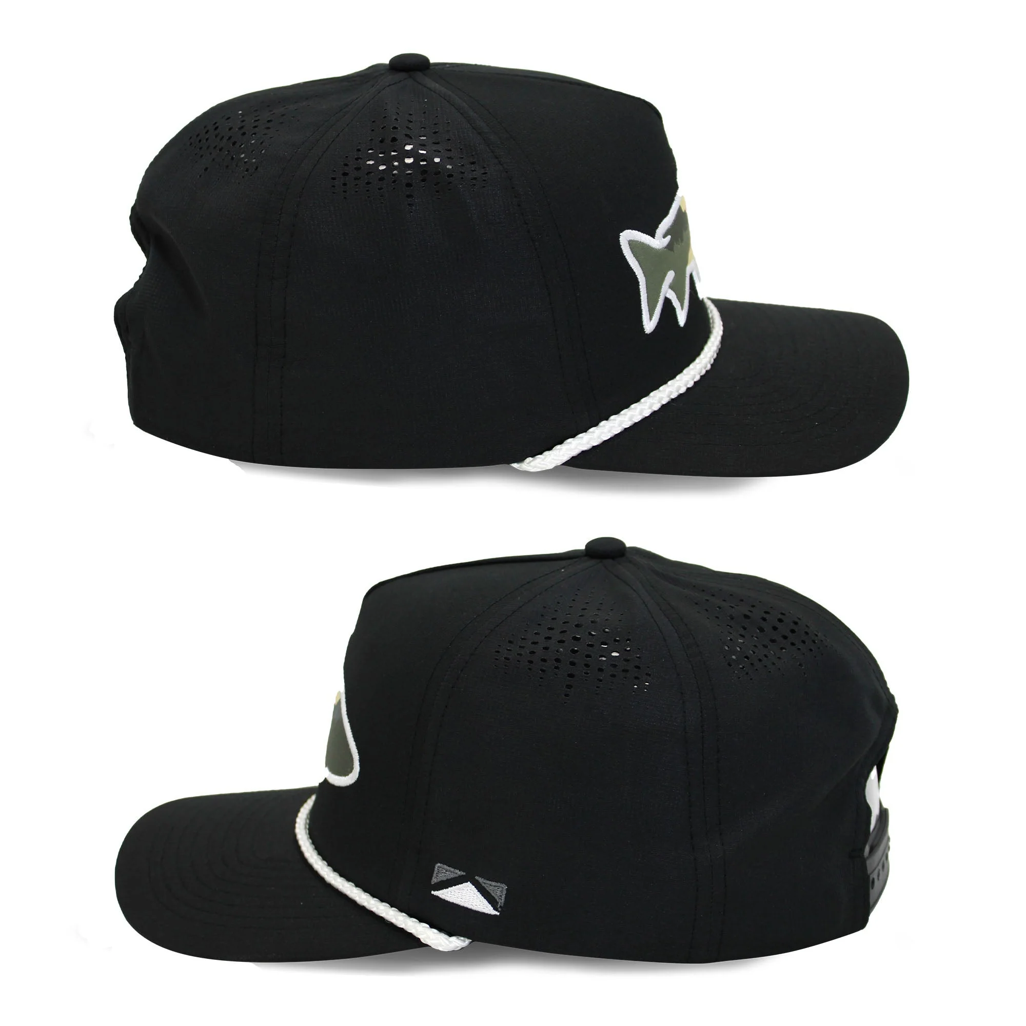 Sunset Fish Silhouette 5-Panel Performance Rope Cap - Image 10