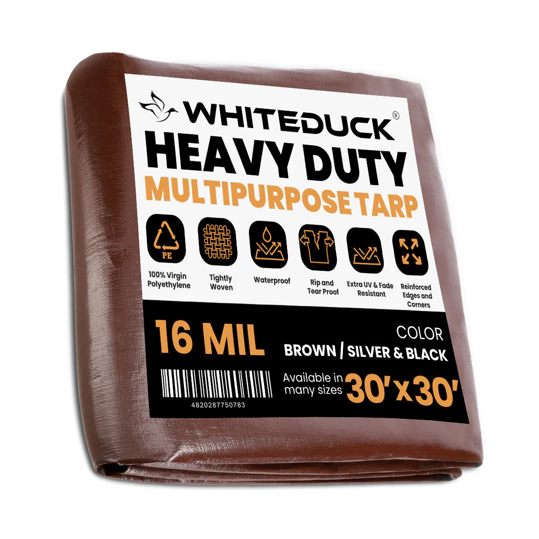 Super Heavy Duty Poly Tarp Cover Thick 16 Mil, 8 oz - Image 24