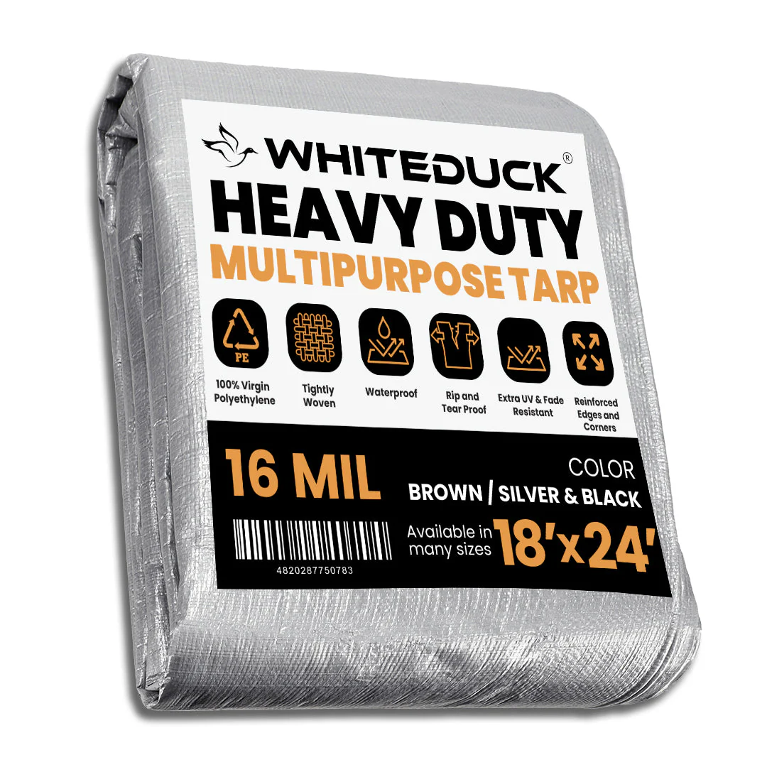 Super Heavy Duty Poly Tarp Cover Thick 16 Mil, 8 oz - Image 43