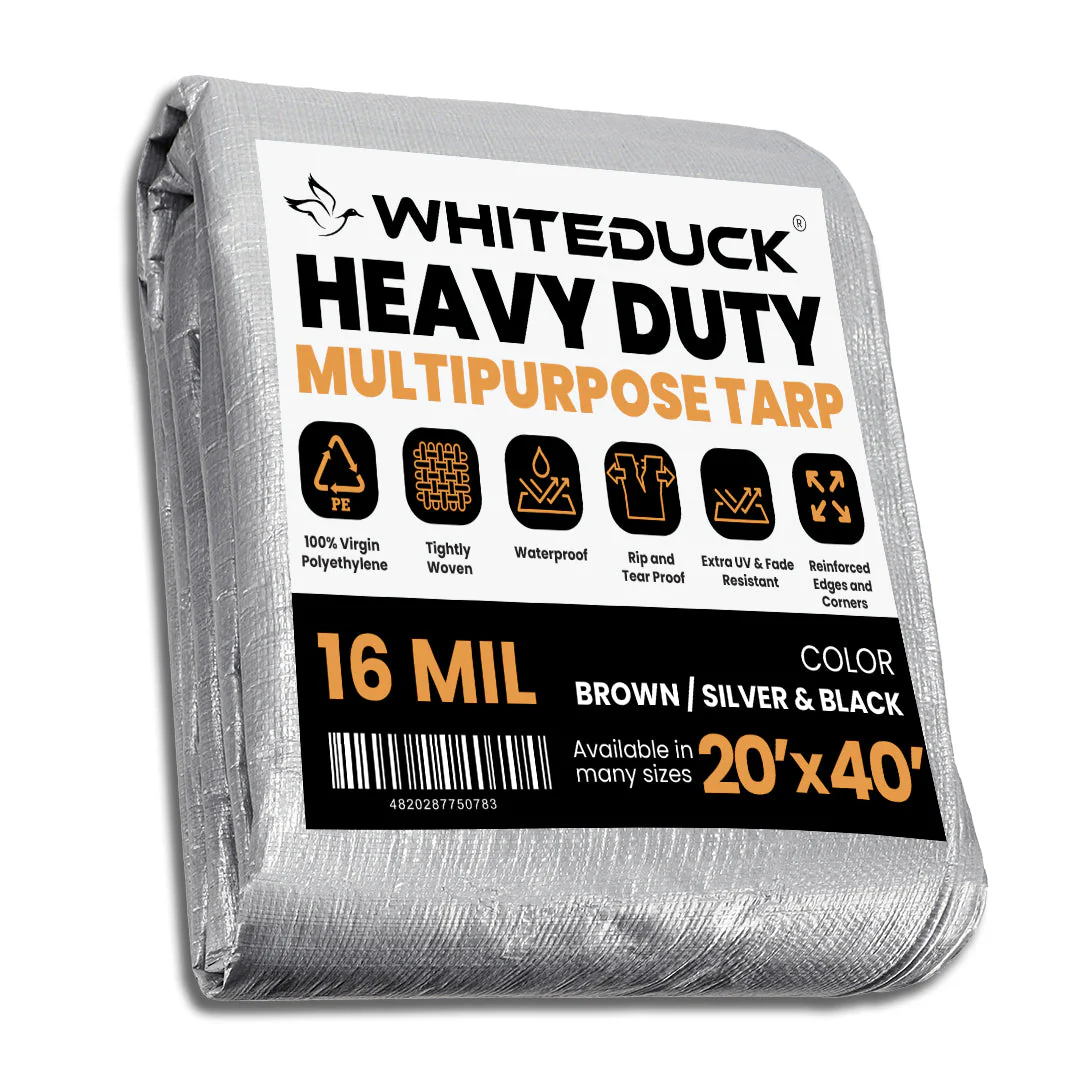 Super Heavy Duty Poly Tarp Cover Thick 16 Mil, 8 oz - Image 46