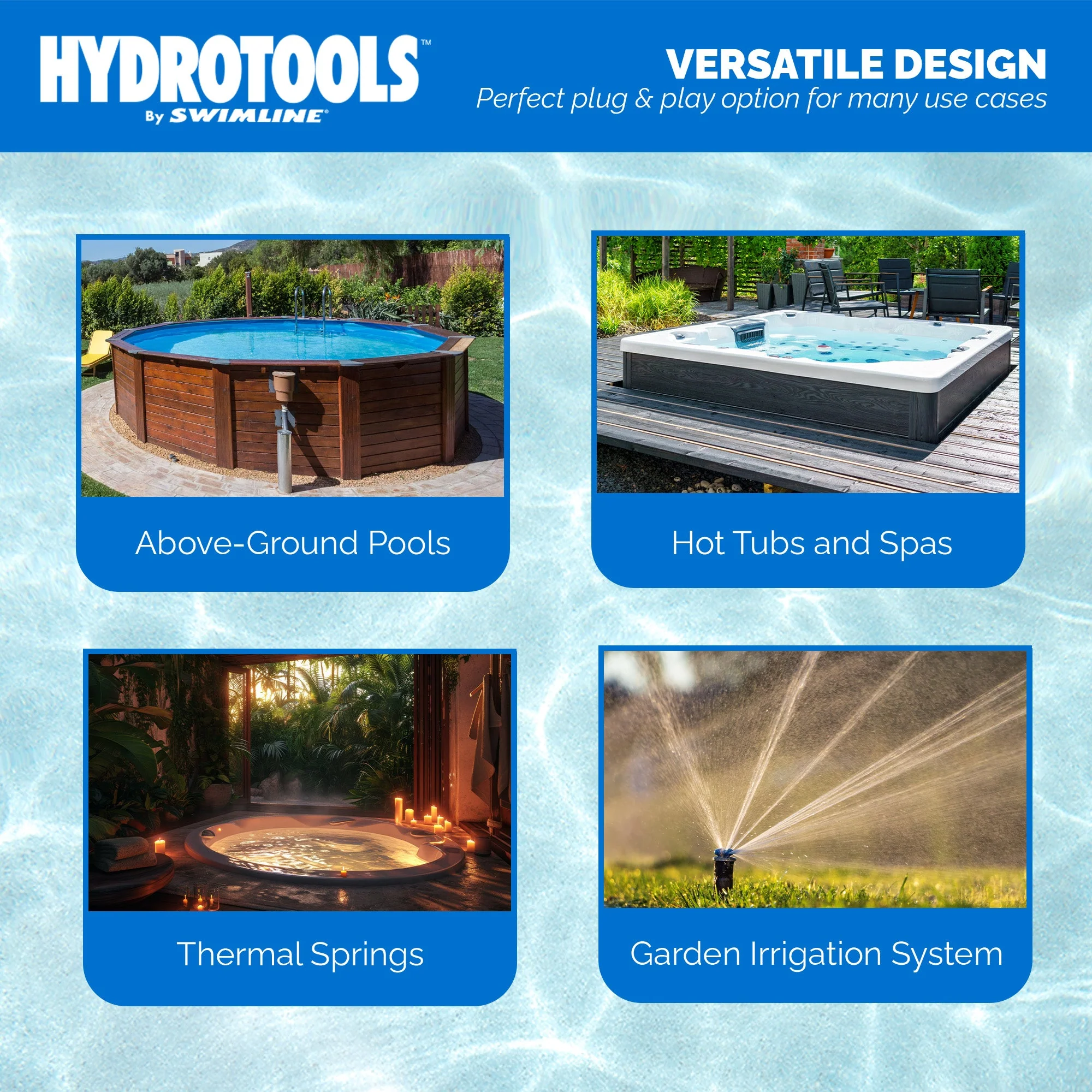 Swimline HydroTools Hydro Flo 0.75HP 3,720 GPH 3,450 RPM Vertical Discharge Pump - Image 4