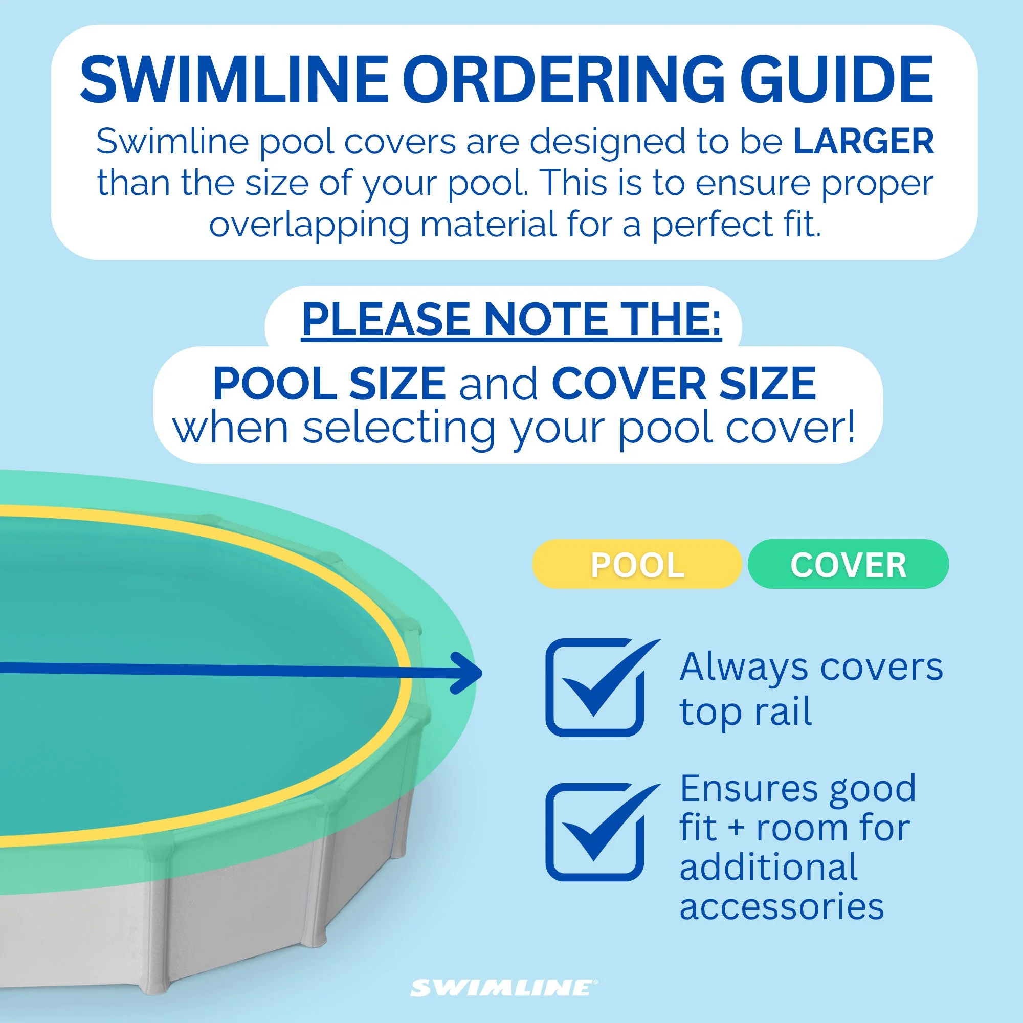 Swimline Hydrotools Super Guard Winter Cover for 12x24' Above Ground Oval Pools - Image 5