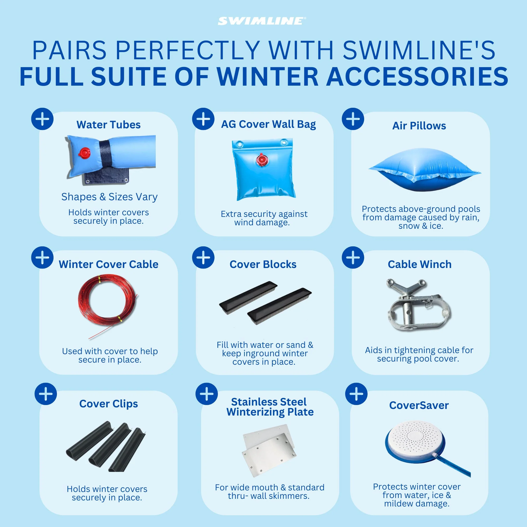 Swimline Hydrotools Super Guard Winter Cover for 12x24' Above Ground Oval Pools - Image 7