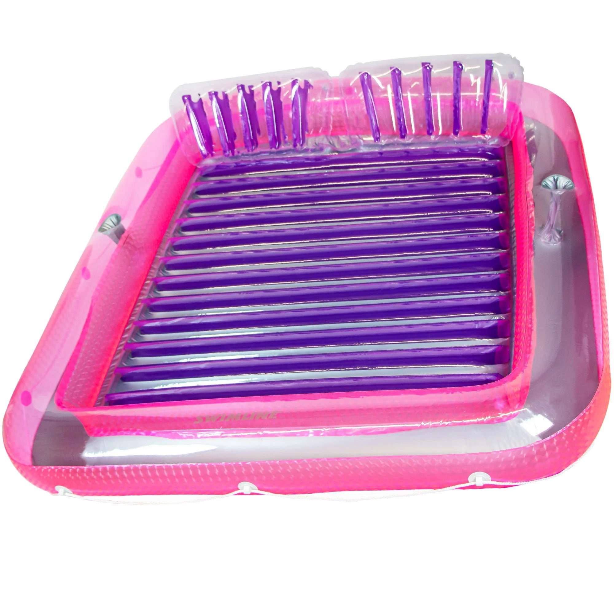Swimline Original XL Suntan Tub Outdoor Water Lounge Float, Pink/Purple (3 Pack) - Image 2