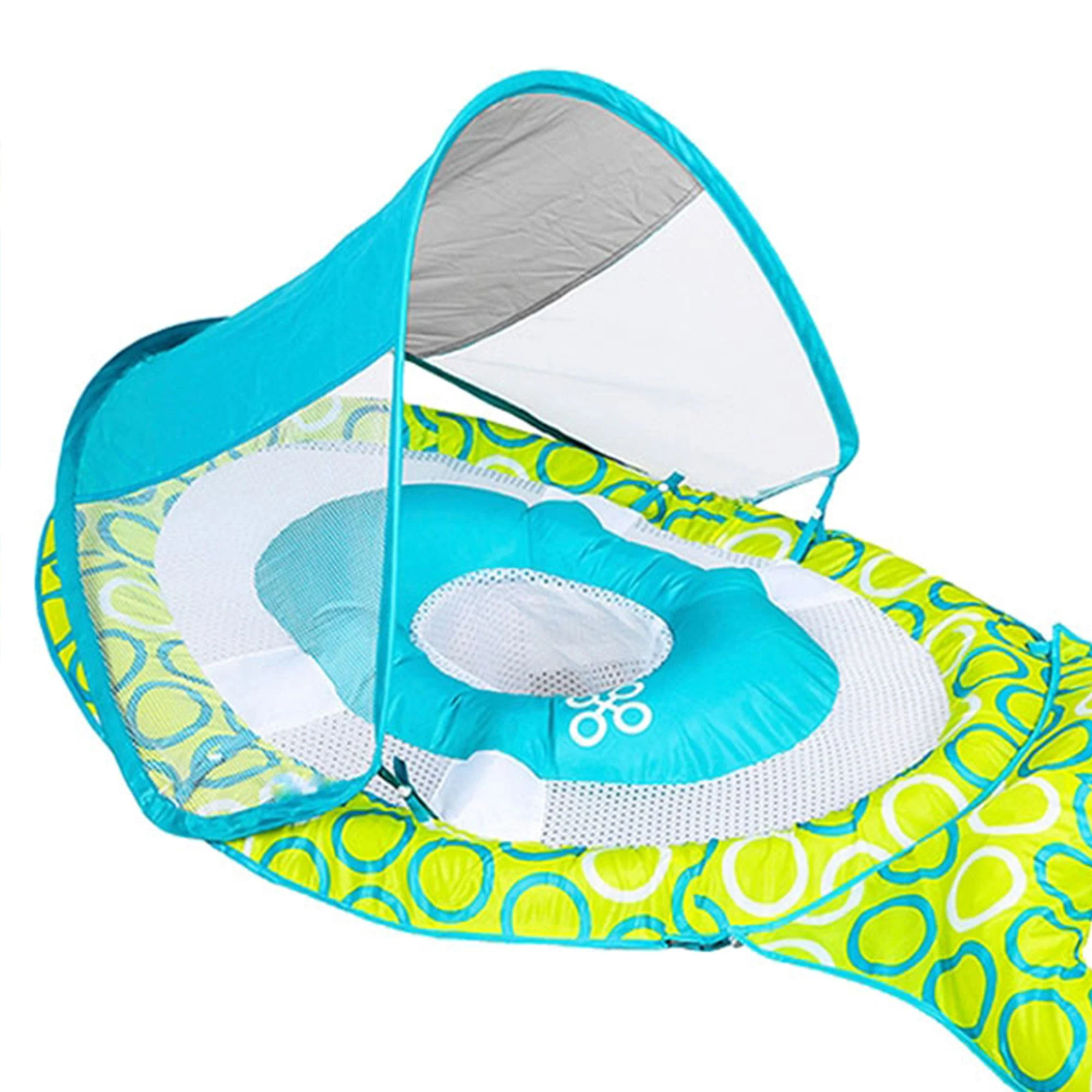 Swimways 9 to 24 Months Mommy and Me Baby Spring Float with Canopy and Mesh Bed - Image 5