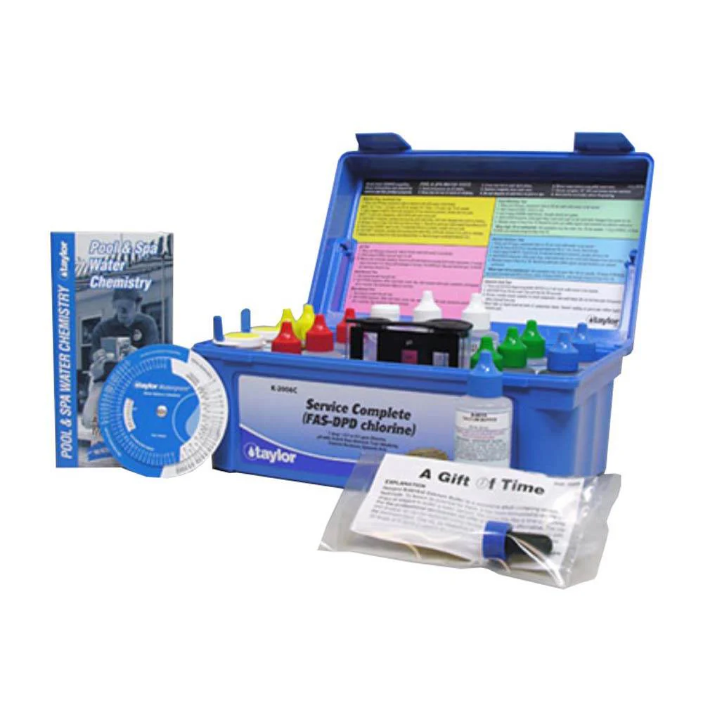 Taylor 2000 Service Complete Test & Salt Water Drop Swimming Pool Spa Test Kits - Image 2
