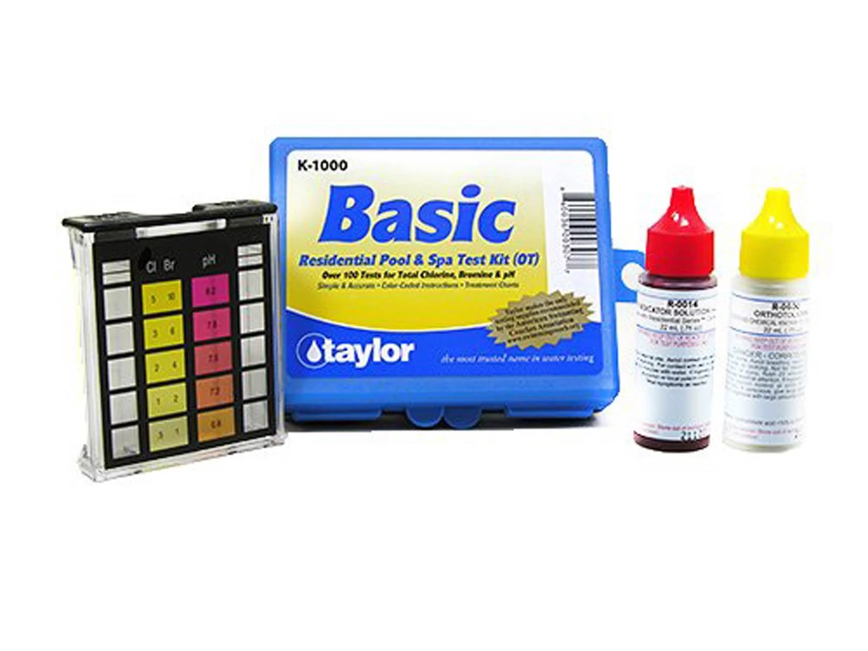 Taylor K-1000 Basic Residential OT DPD Swimming Pool & Spa Test Kit (2 Pack) - Image 2