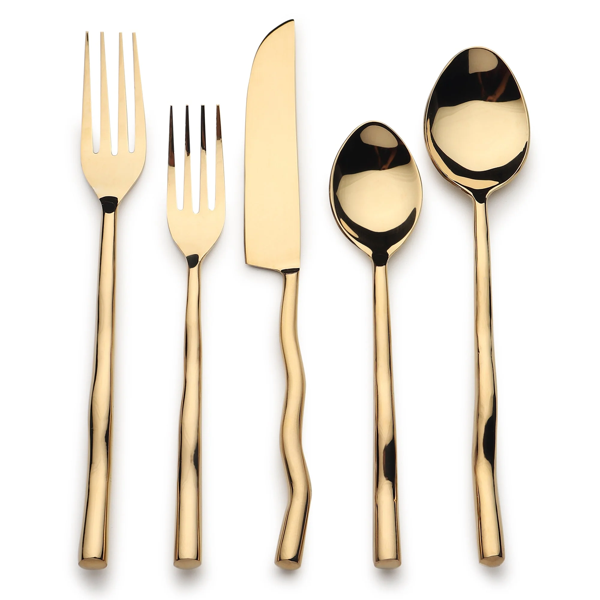 Tedpole PVD Flatware, 5-Pc. Place Setting - Image 10