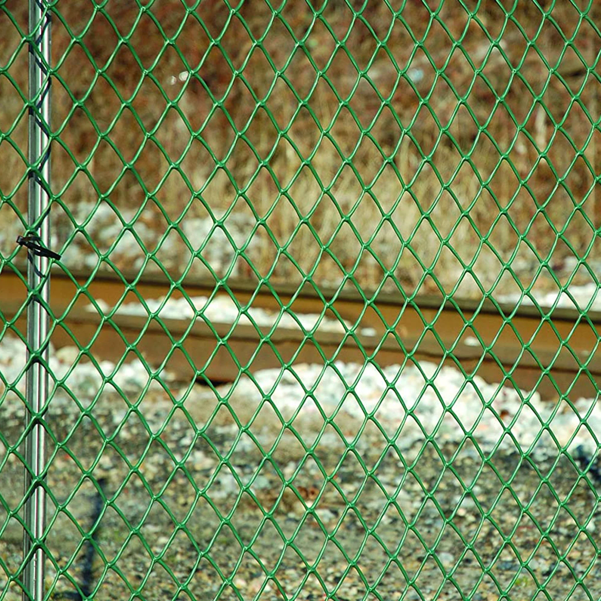 Tenax HDPE Plastic Commercial Mesh Sentry Secura Fencing, 4 x 50 Feet, Green - Image 3