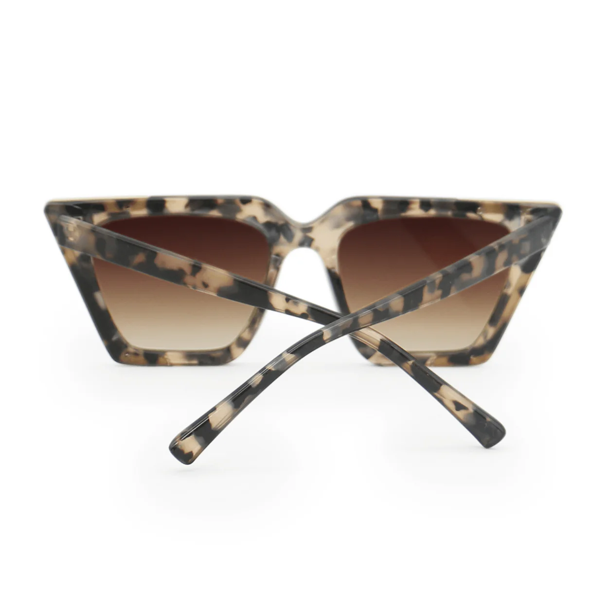 The CEO - Sustainable Tortoise Frame Brown Lens Cateye Sunglasses - Image 7