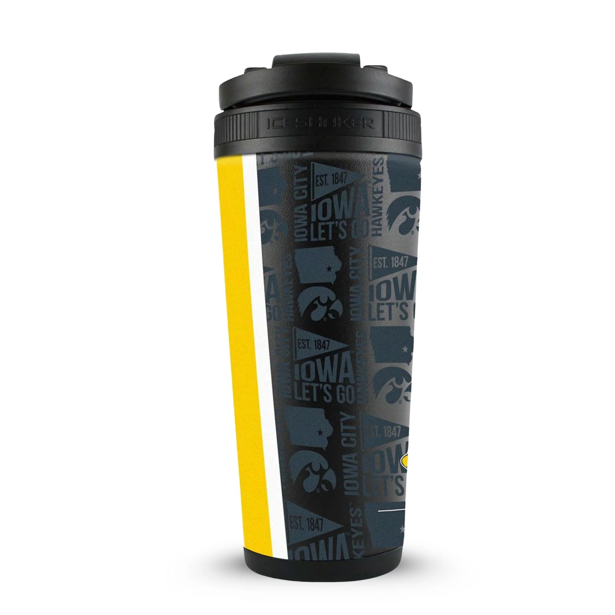 The College Vault - Iowa Hawkeyes 4D Ice Shaker - Image 3